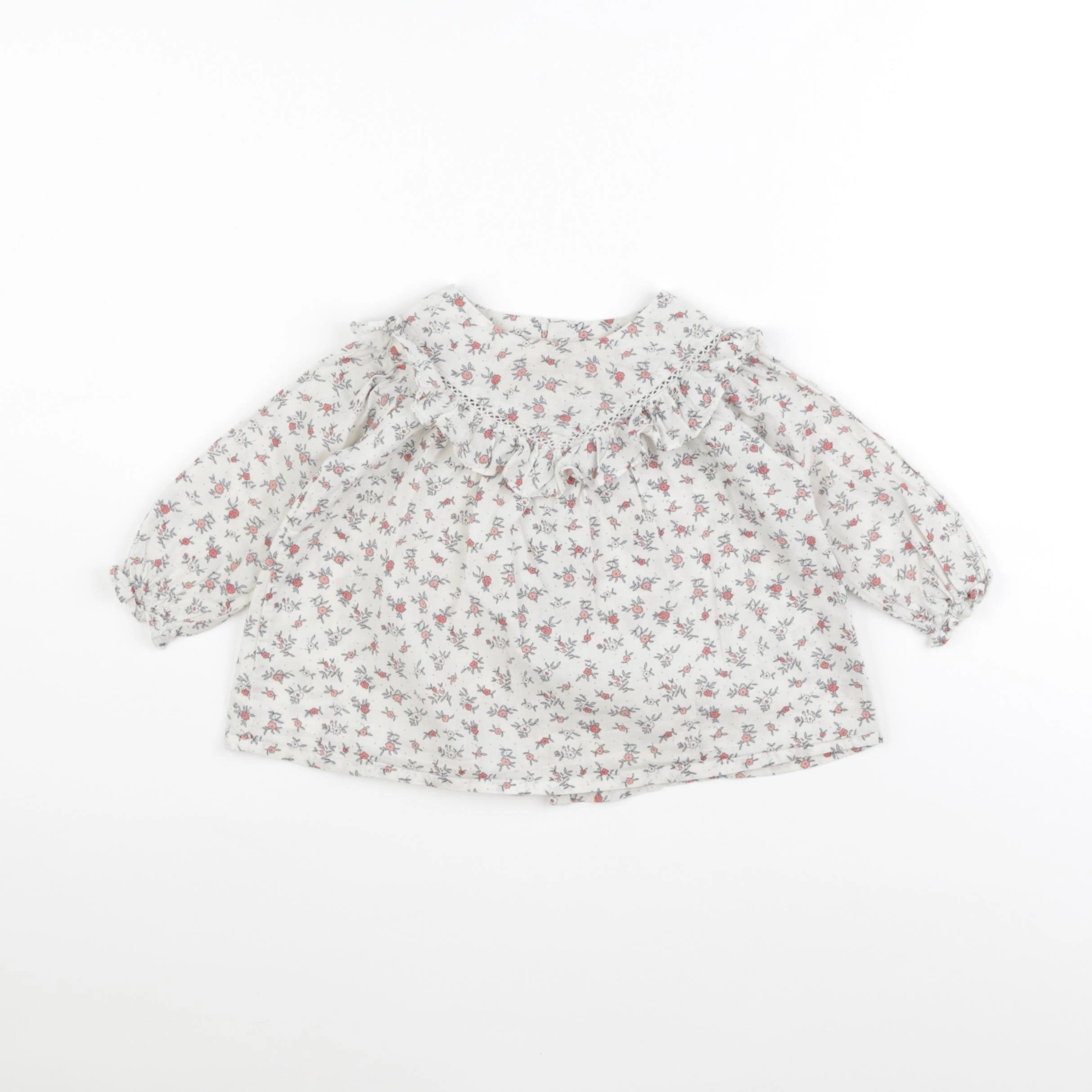 Bonton - blouse beige - 12 mois