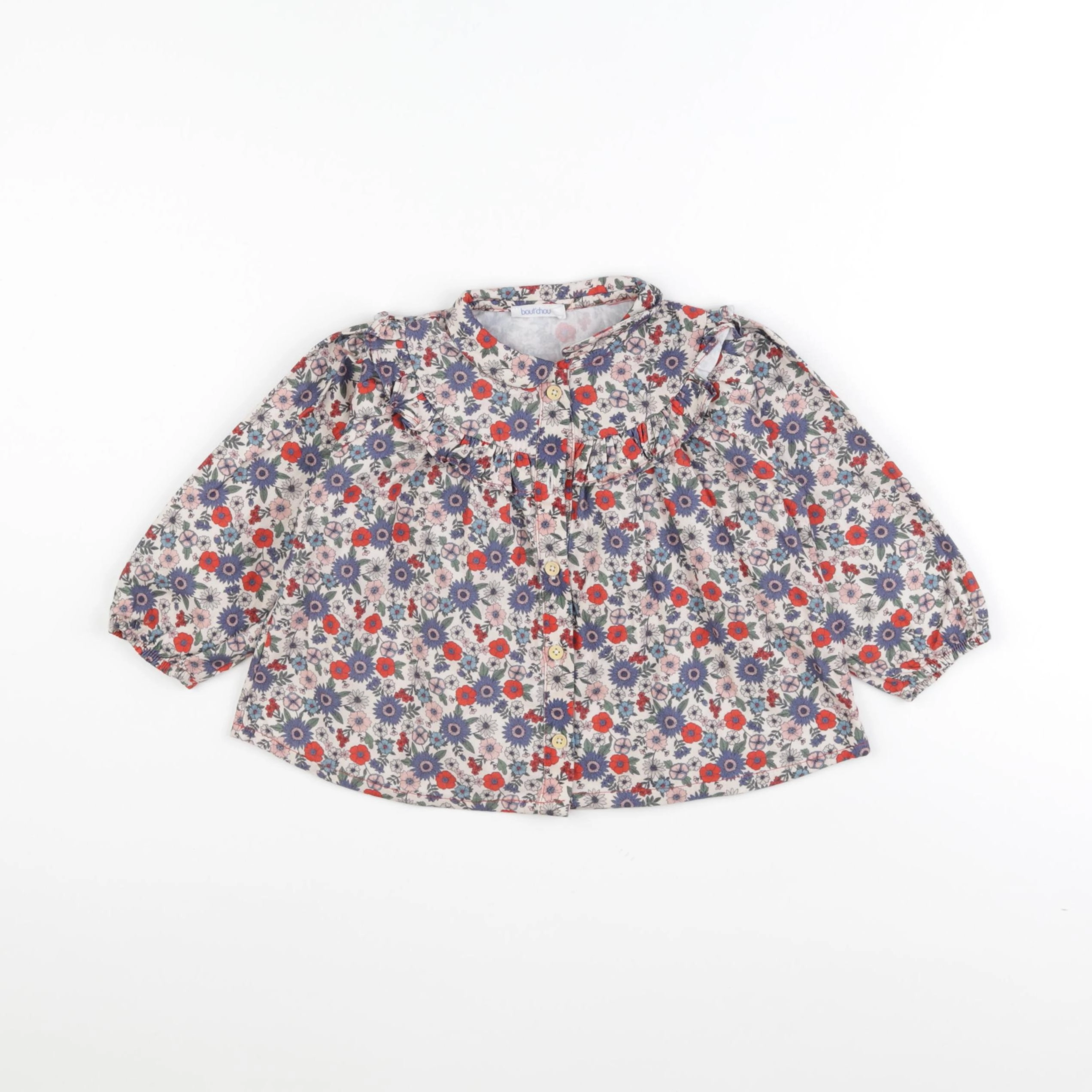 Boutchou - blouse multicolore - 18 mois