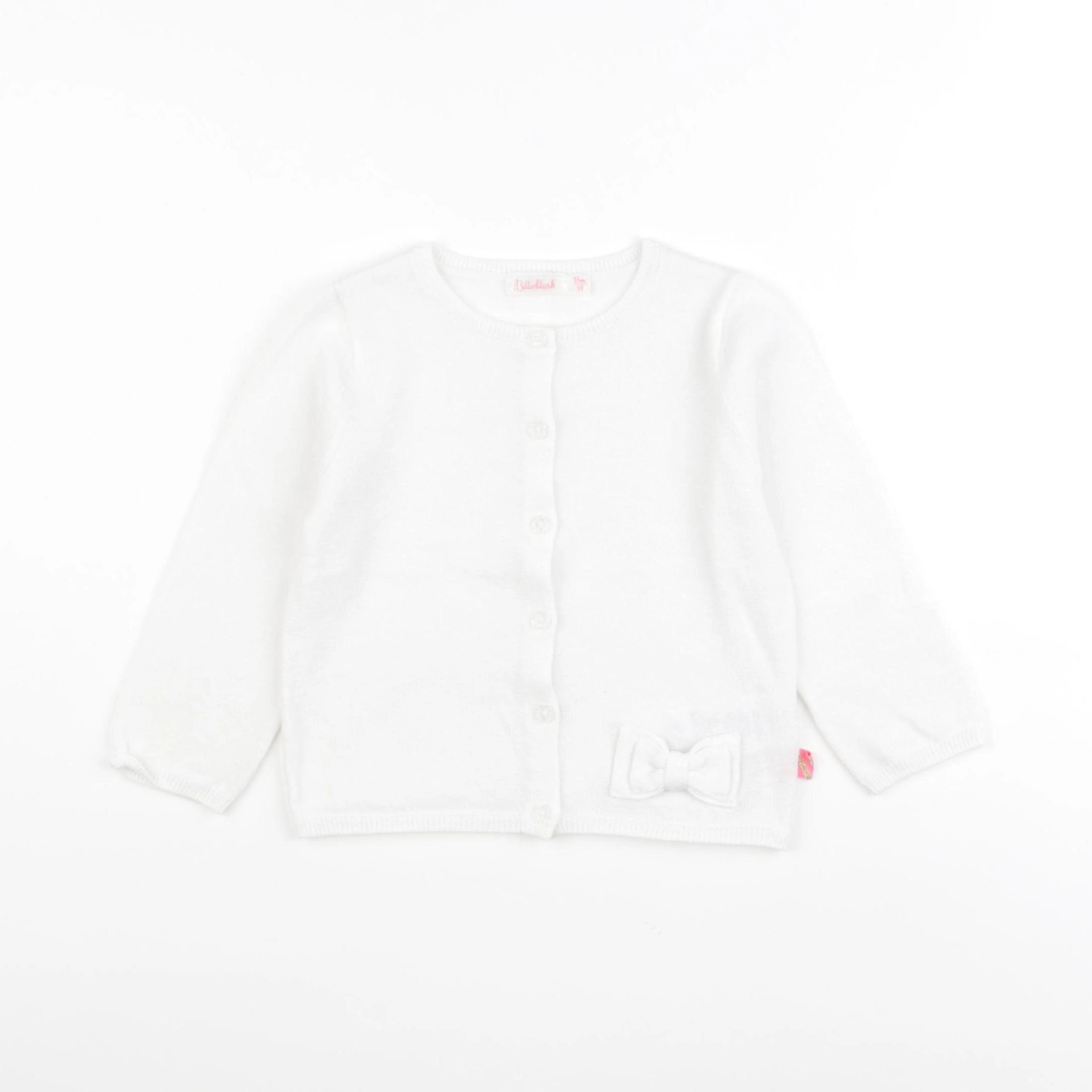 Billie Blush - gilet blanc - 18 mois