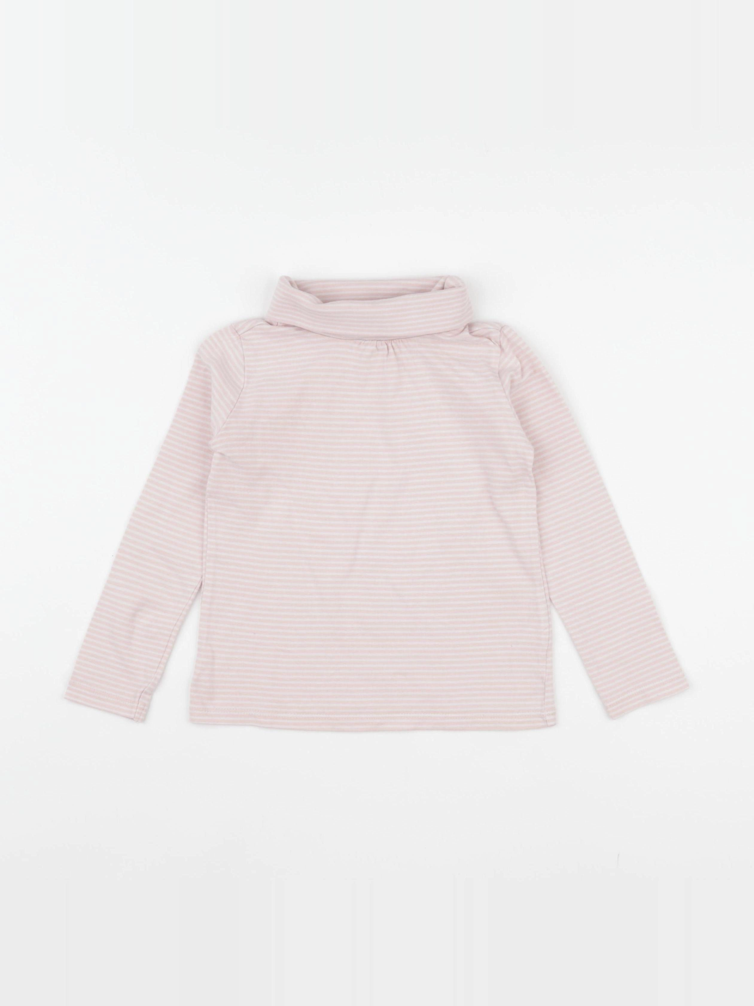 Vertbaudet - sous-pull rose - 5 ans
