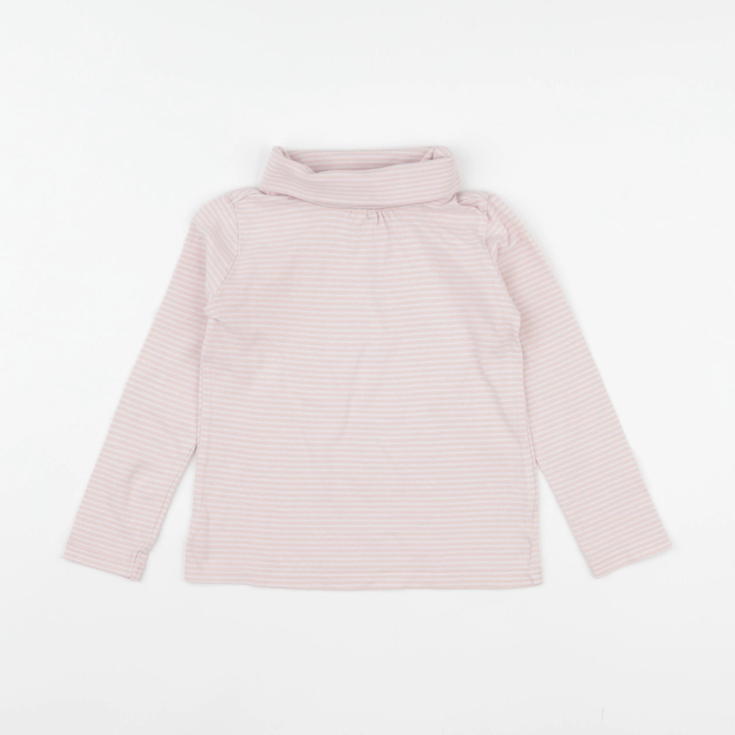Vertbaudet - sous-pull rose - 5 ans