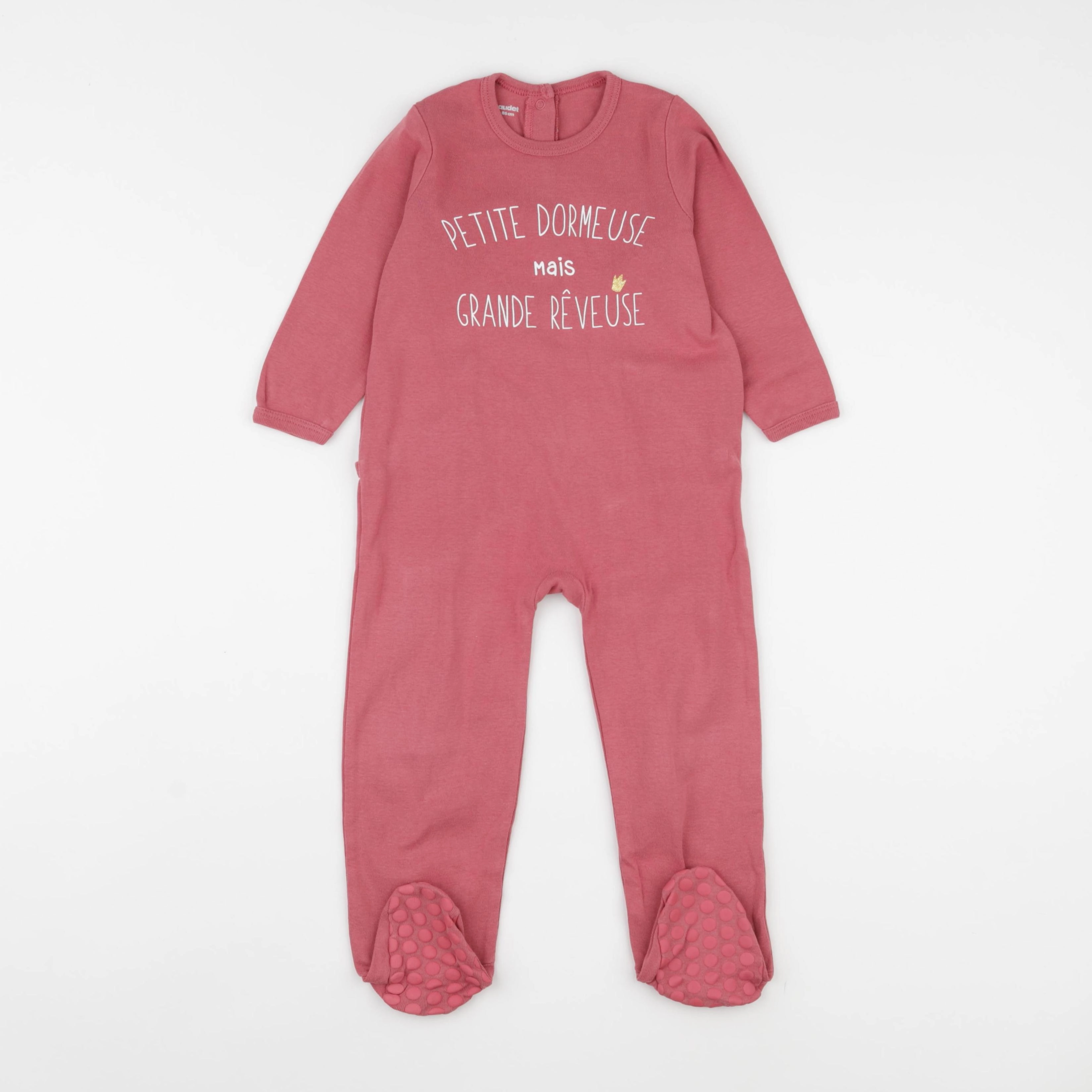 Vertbaudet - pyjama coton rose - 24 mois
