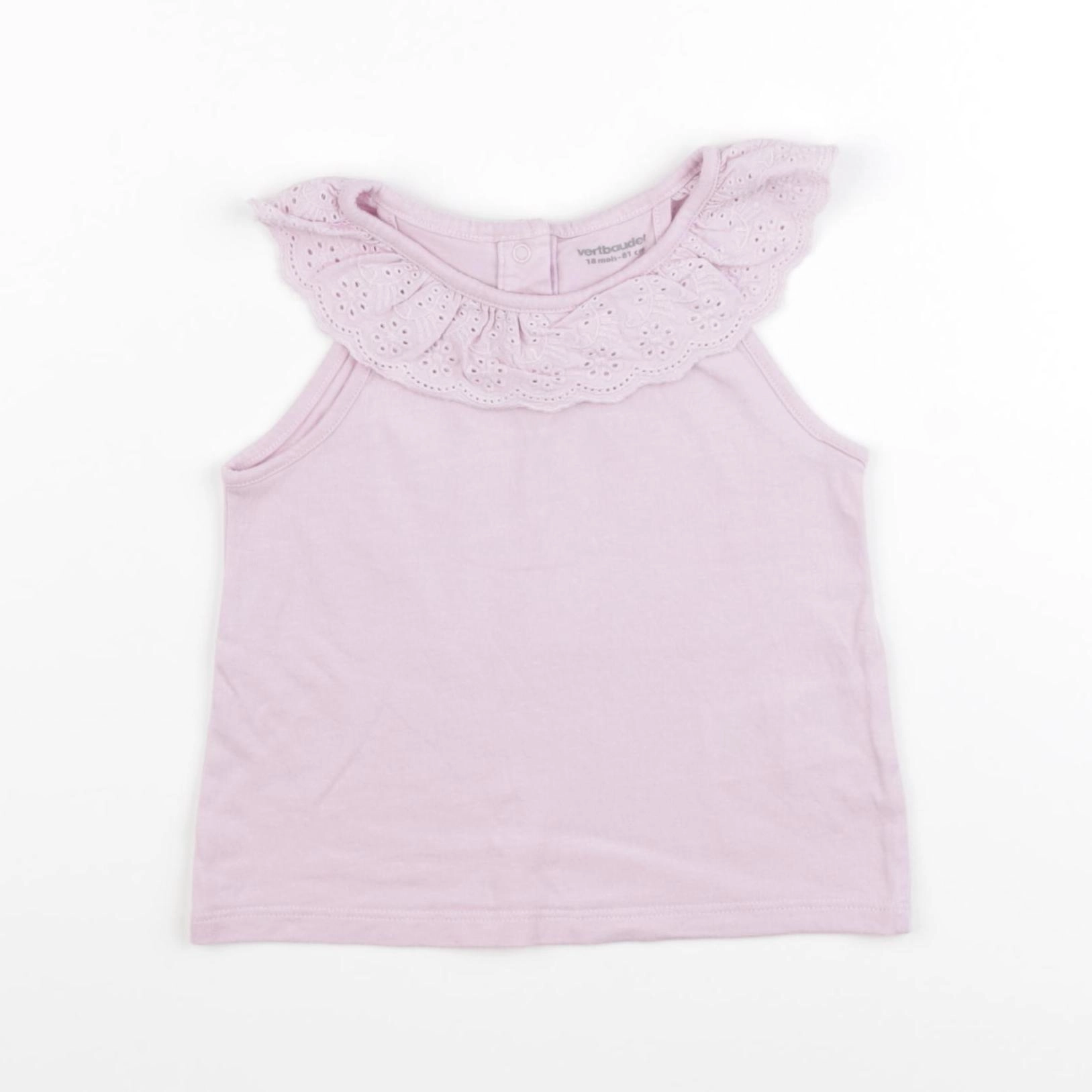 Vertbaudet - tee-shirt violet - 18 mois
