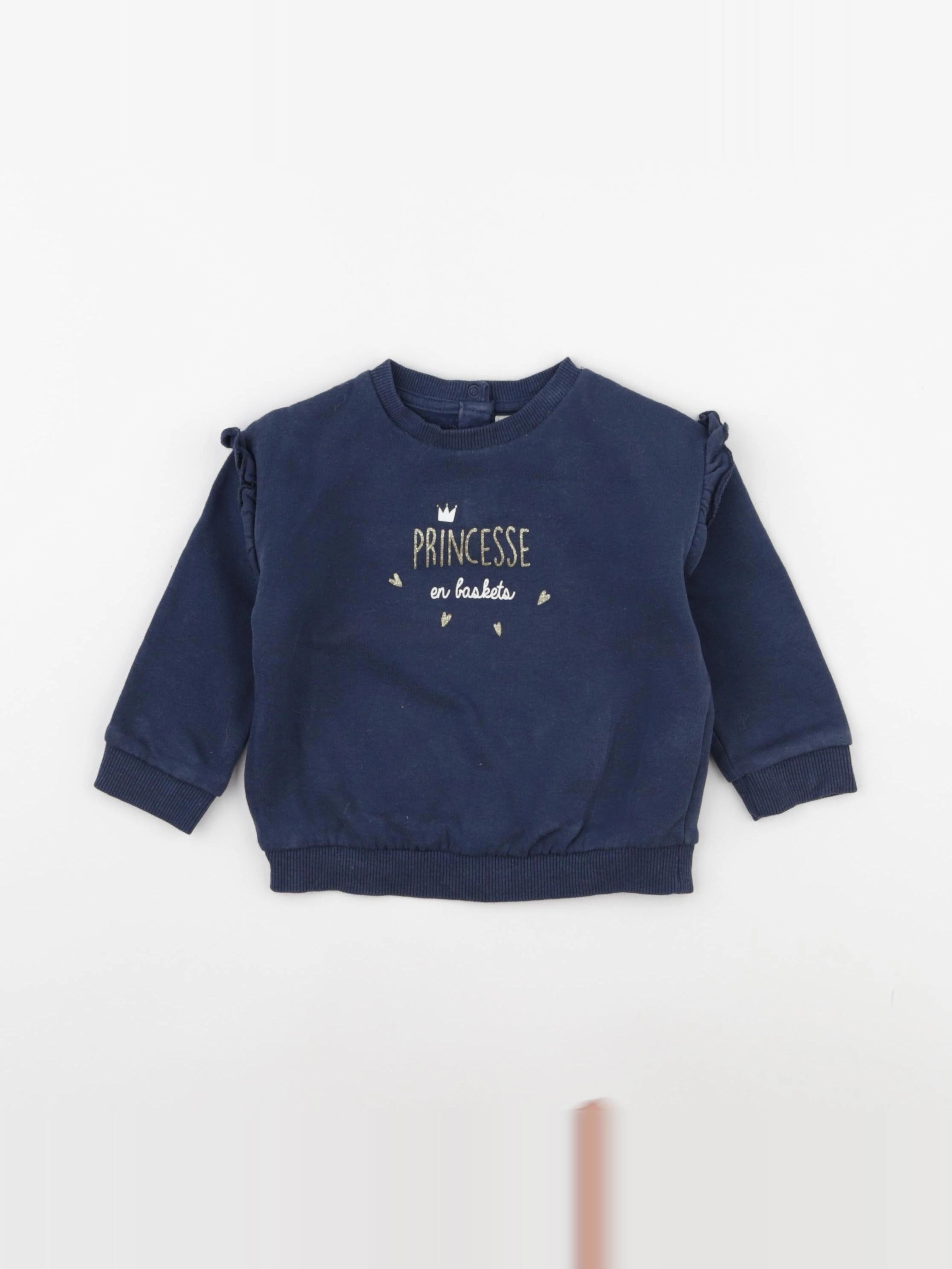 Tape à l'oeil - sweat bleu - 18 mois