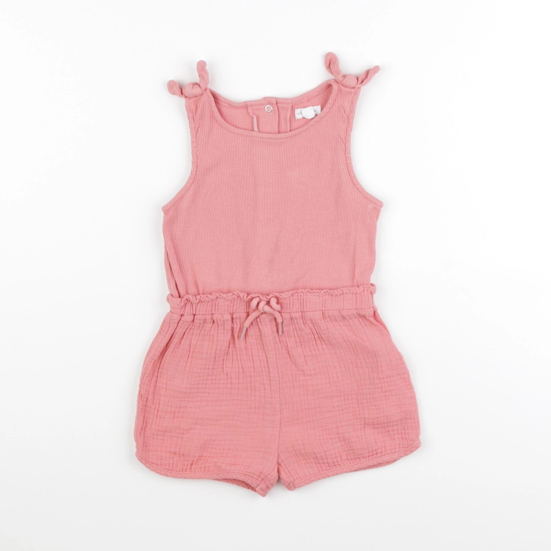 Vertbaudet - combinaison rose - 18 mois