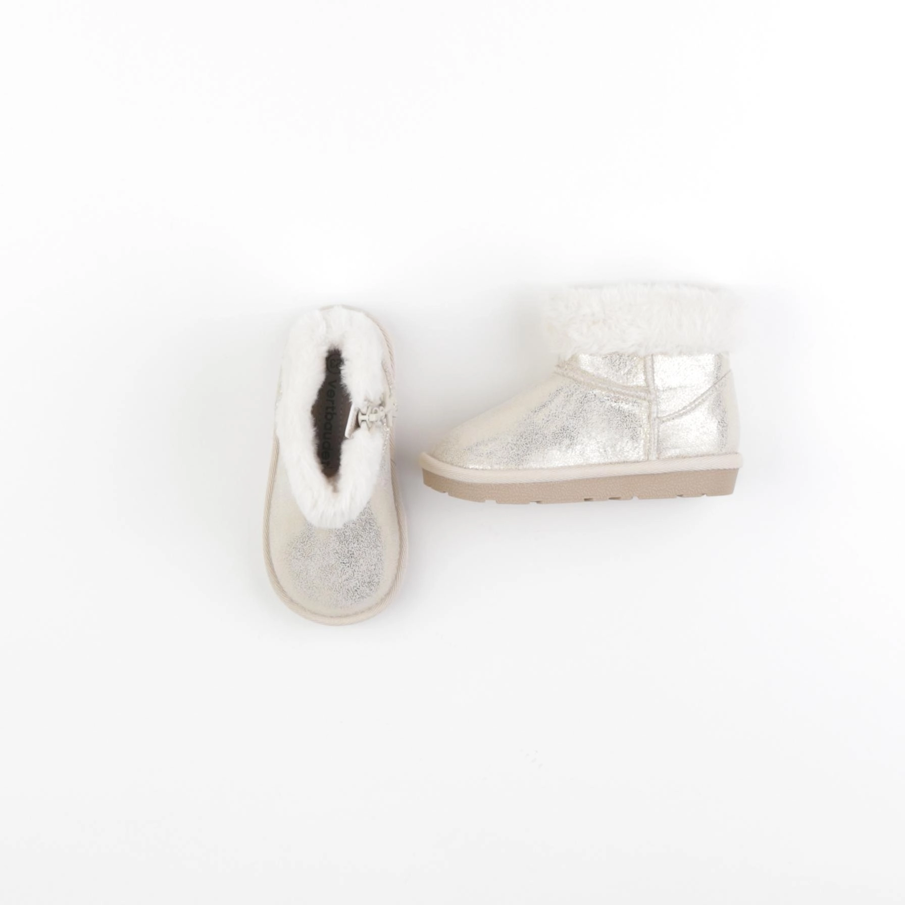 Vertbaudet - boots beige, or - pointure 23