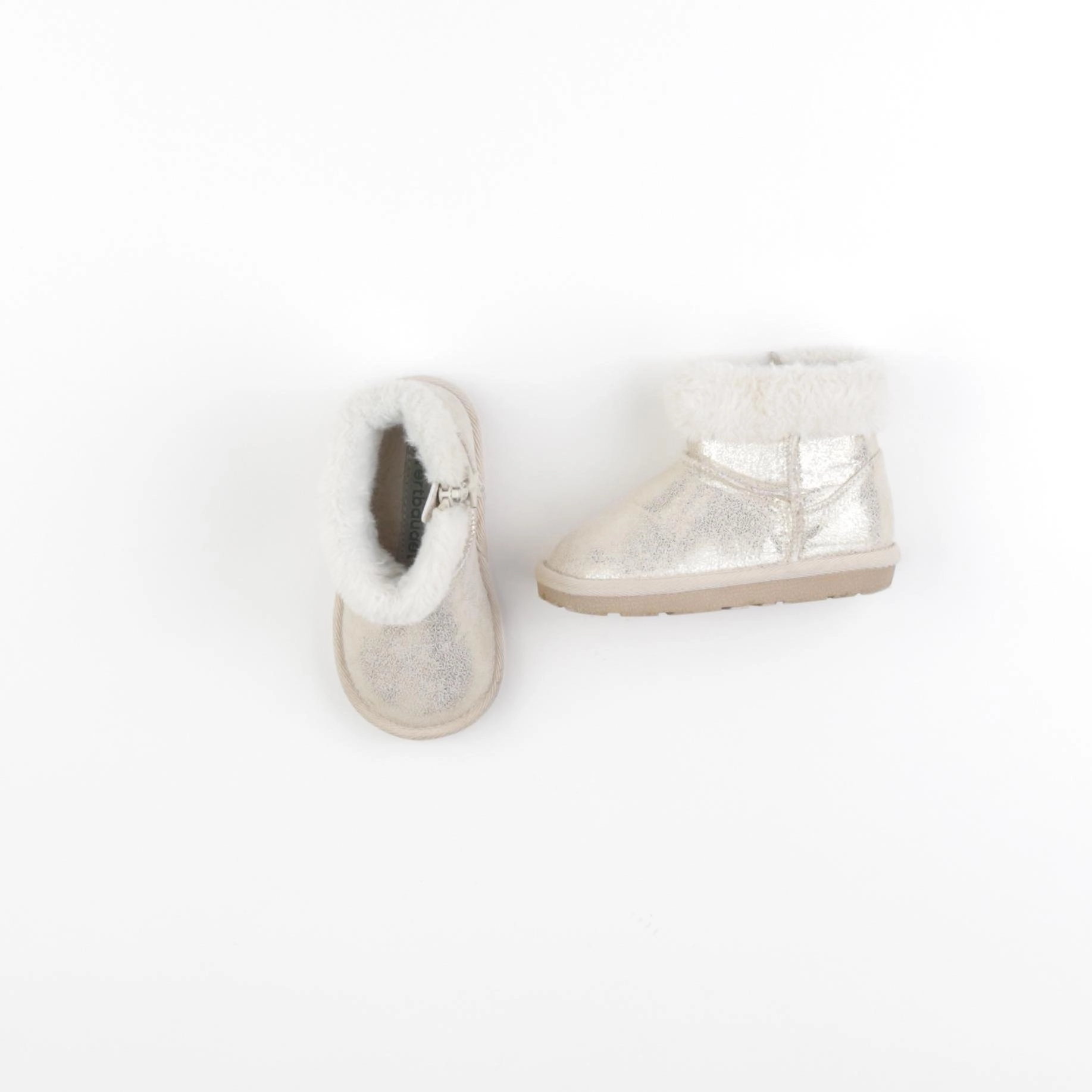 Vertbaudet - boots beige, or - pointure 22