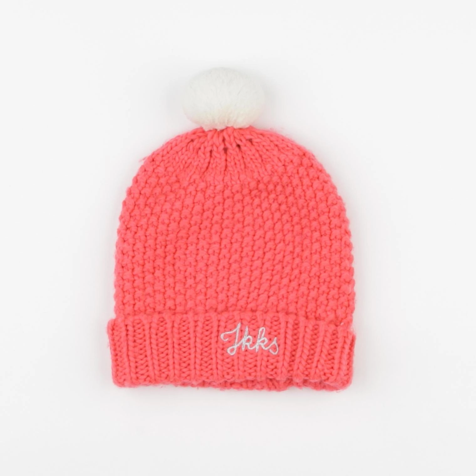 IKKS - bonnet rose fluo - 24/36 mois