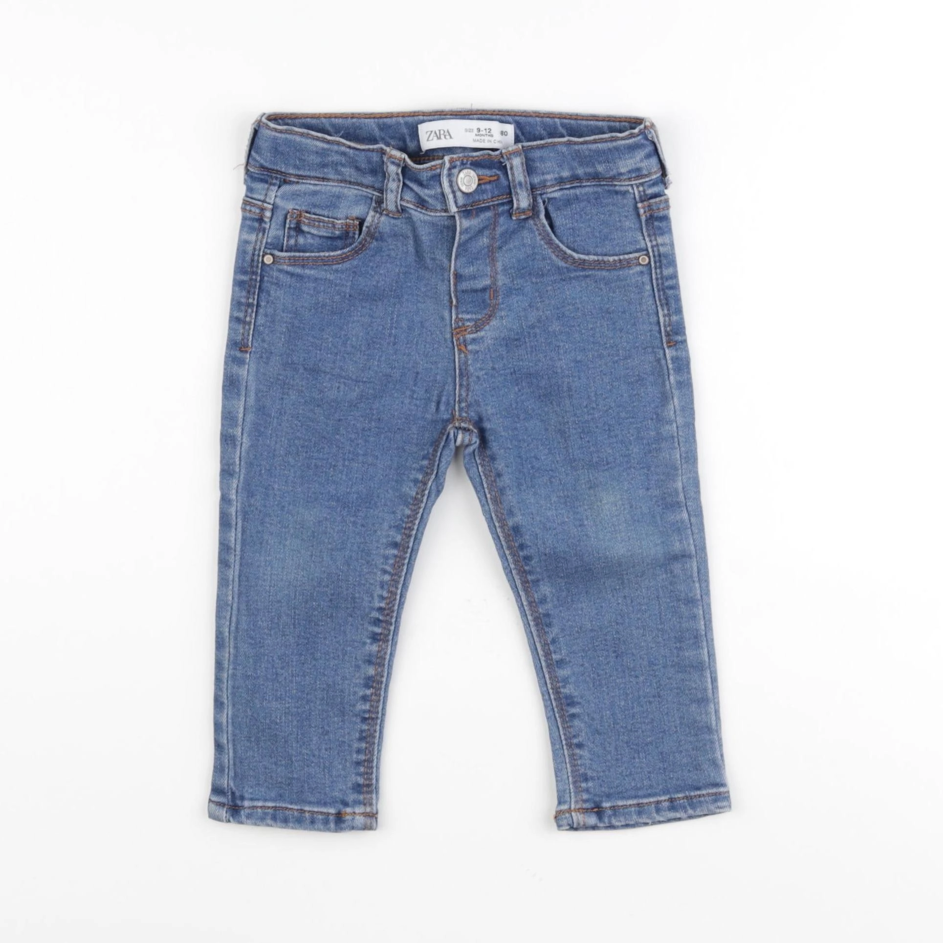 Zara - jean bleu - 9/12 mois