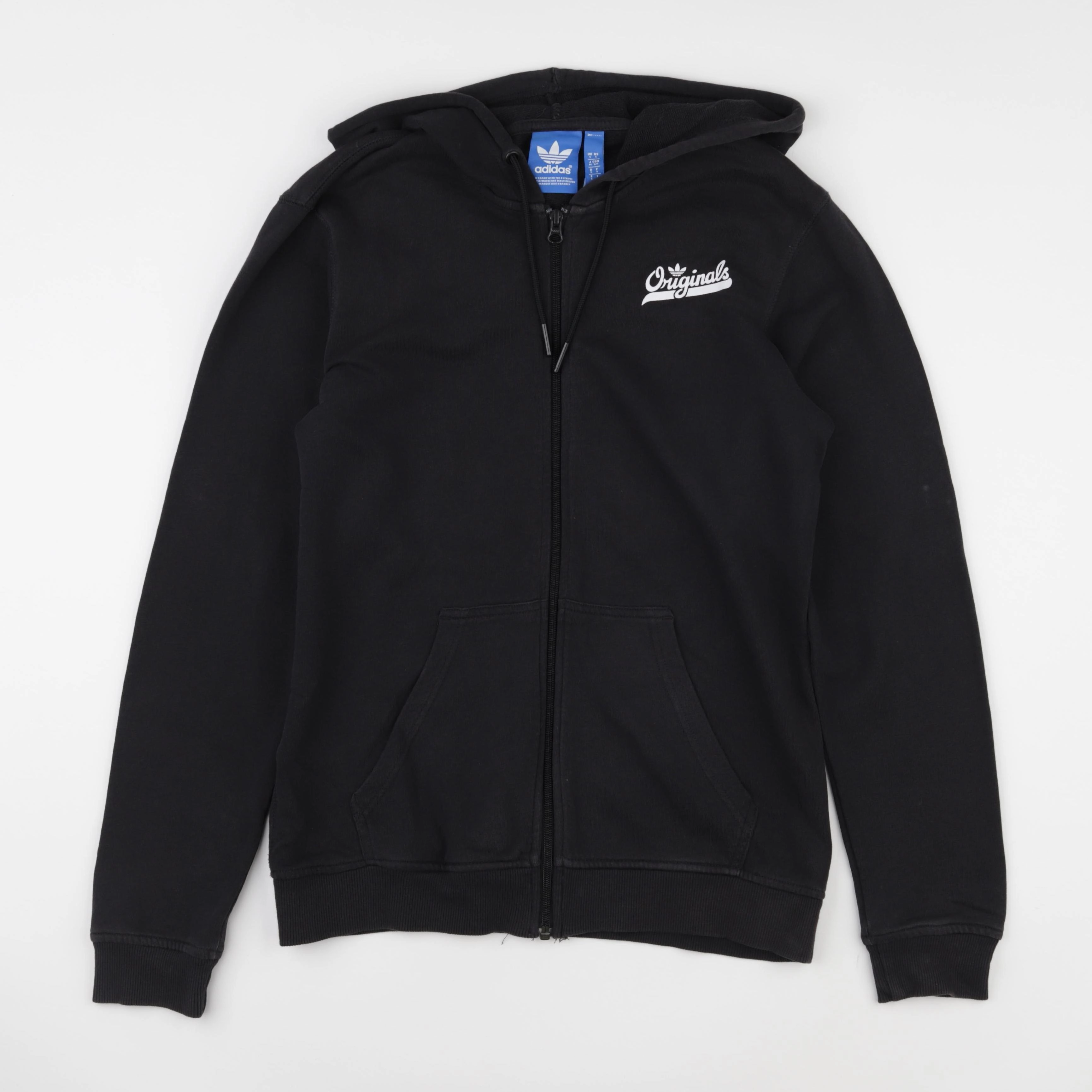 Adidas - sweat imprimé au dos noir - 16 ans