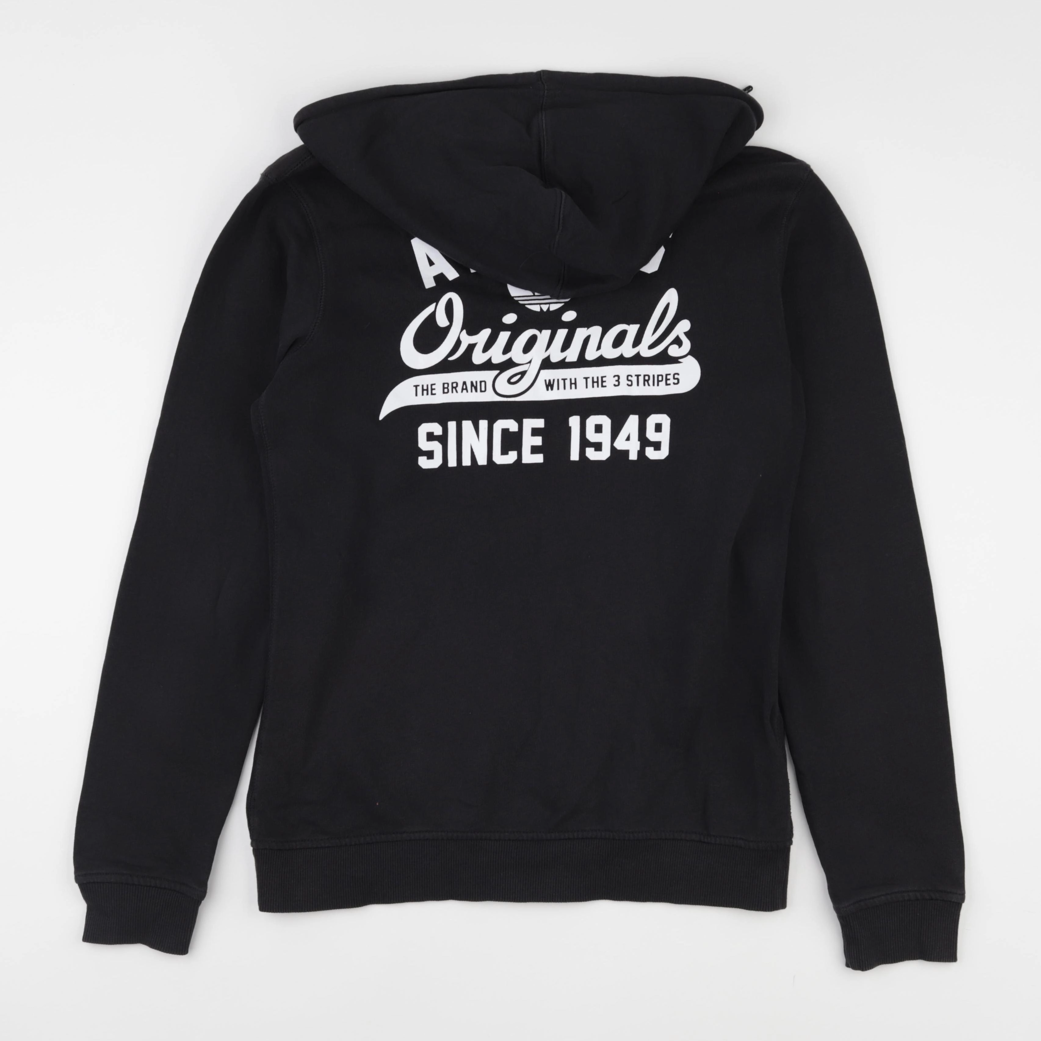 Adidas - sweat imprimé au dos noir - 16 ans