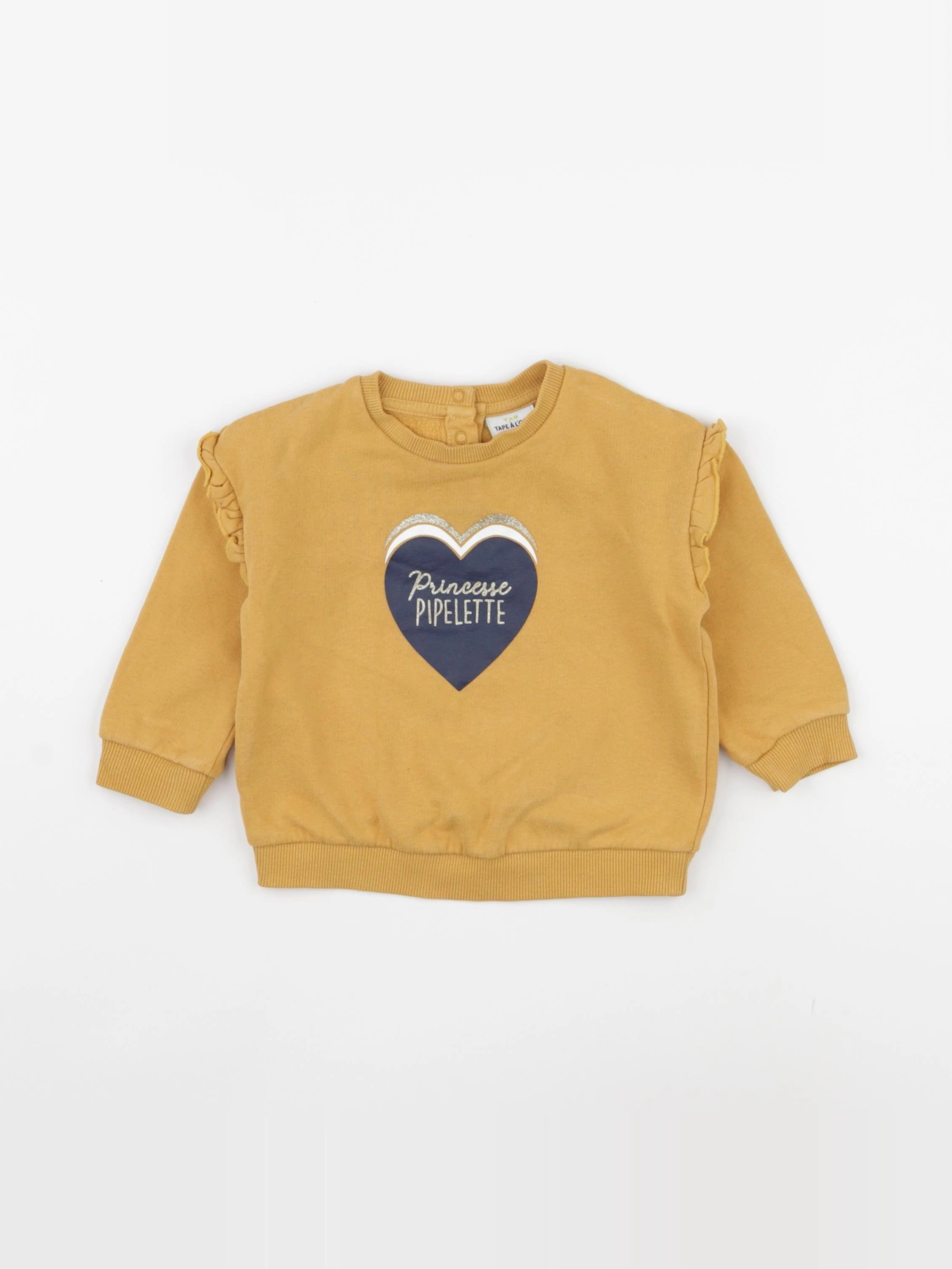 Tape à l'oeil - sweat jaune - 18 mois