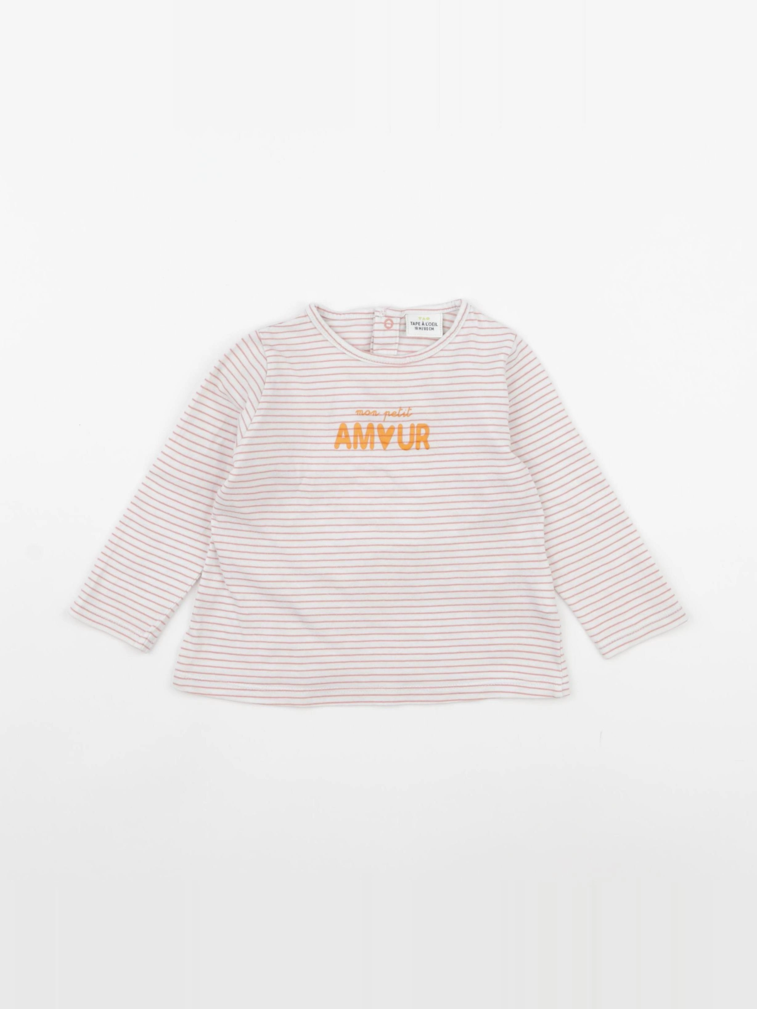 Tape à l'oeil - tee-shirt rose - 18 mois