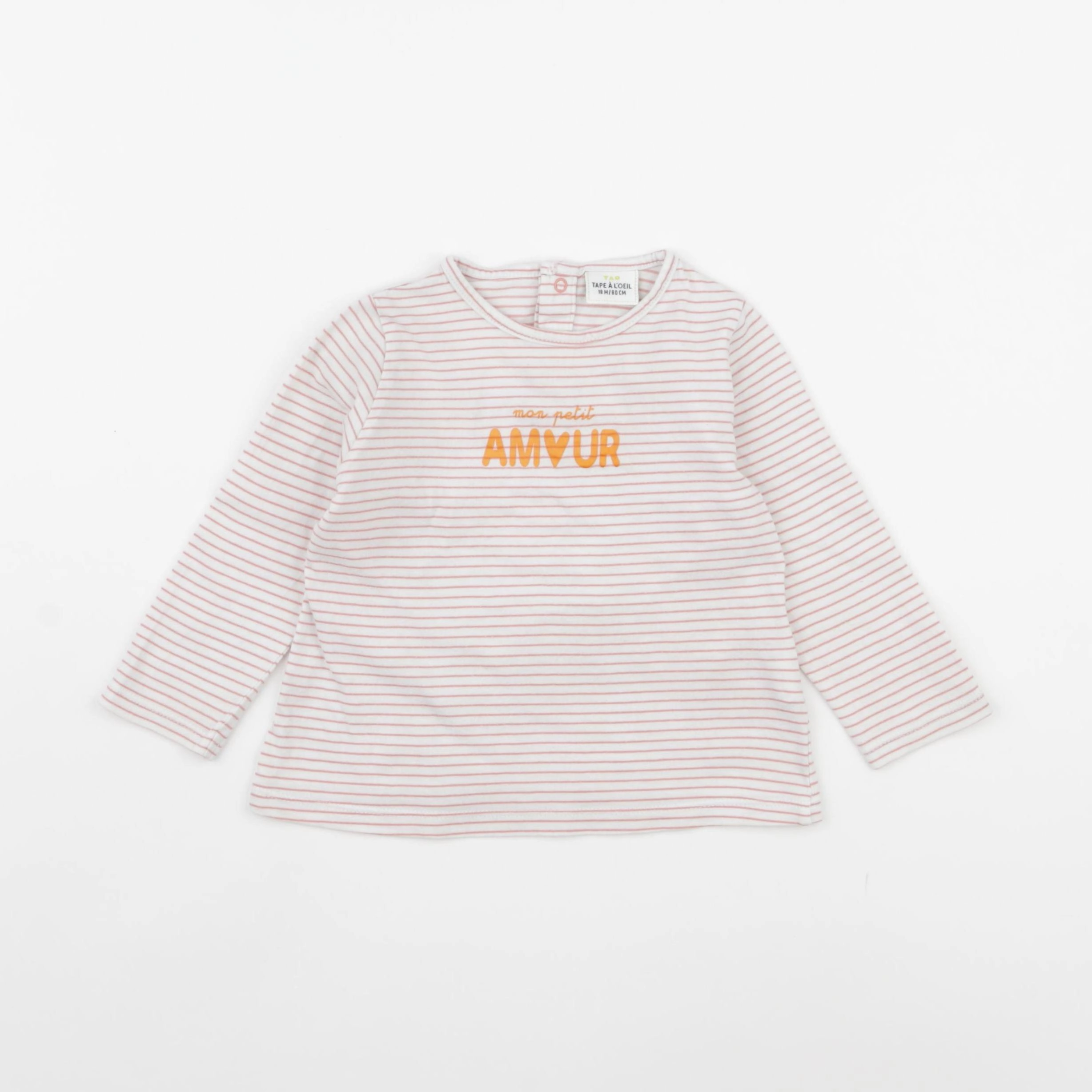 Tape à l'oeil - tee-shirt rose - 18 mois