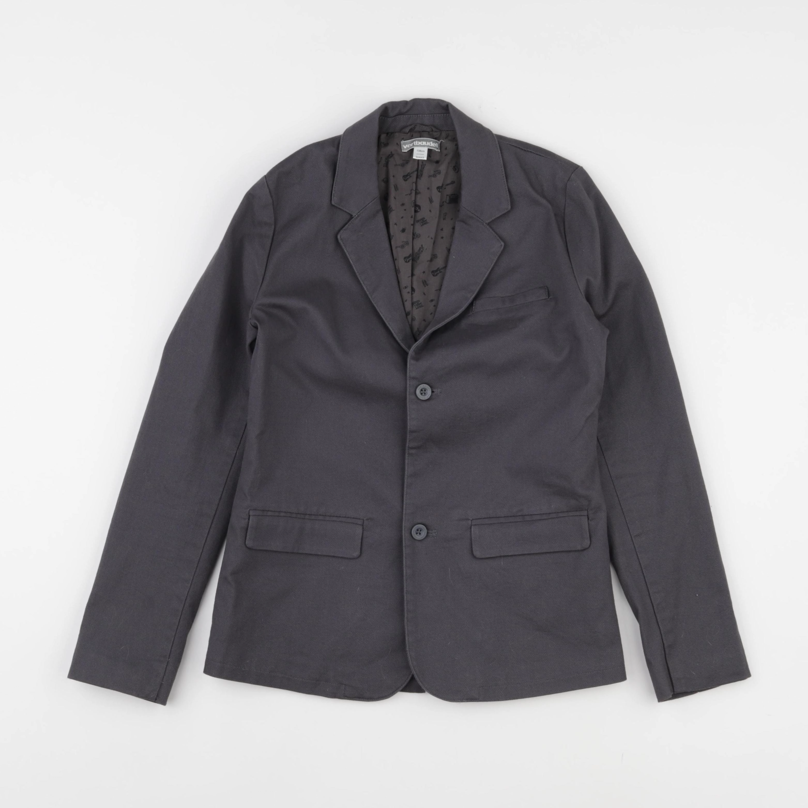 Vertbaudet - veste gris - 10 ans