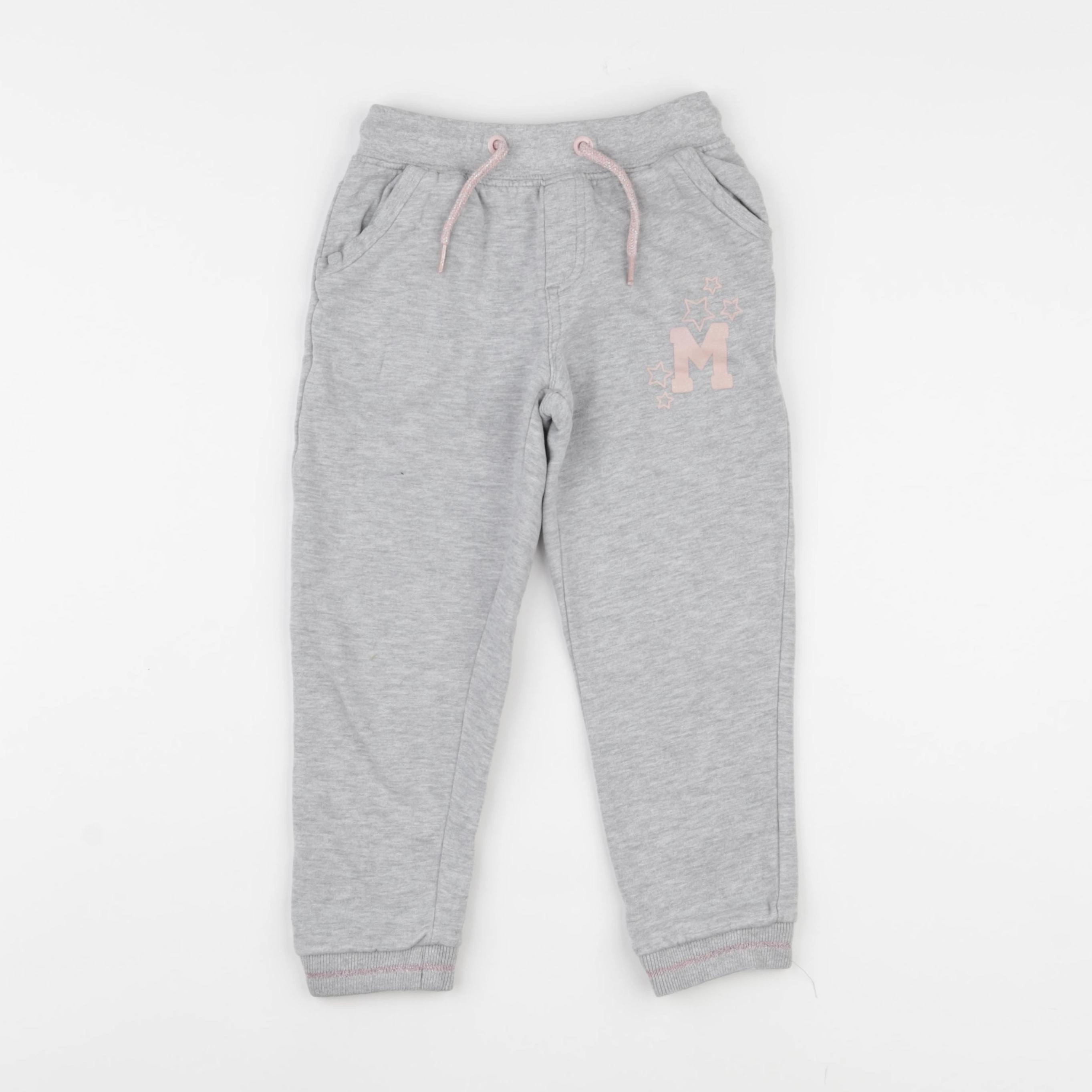 Vertbaudet - jogging doublé gris - 5 ans