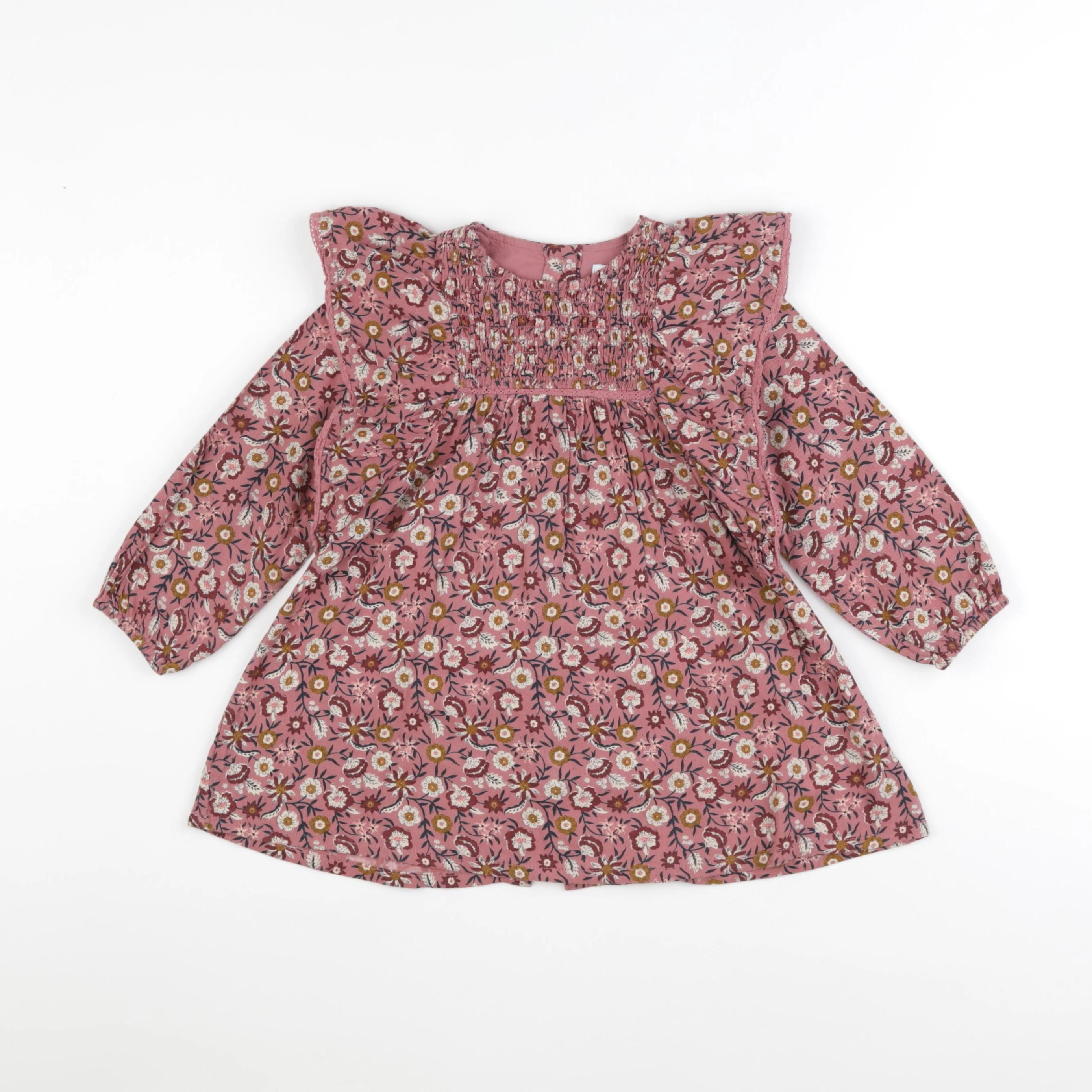Vertbaudet - robe multicolore - 2 ans