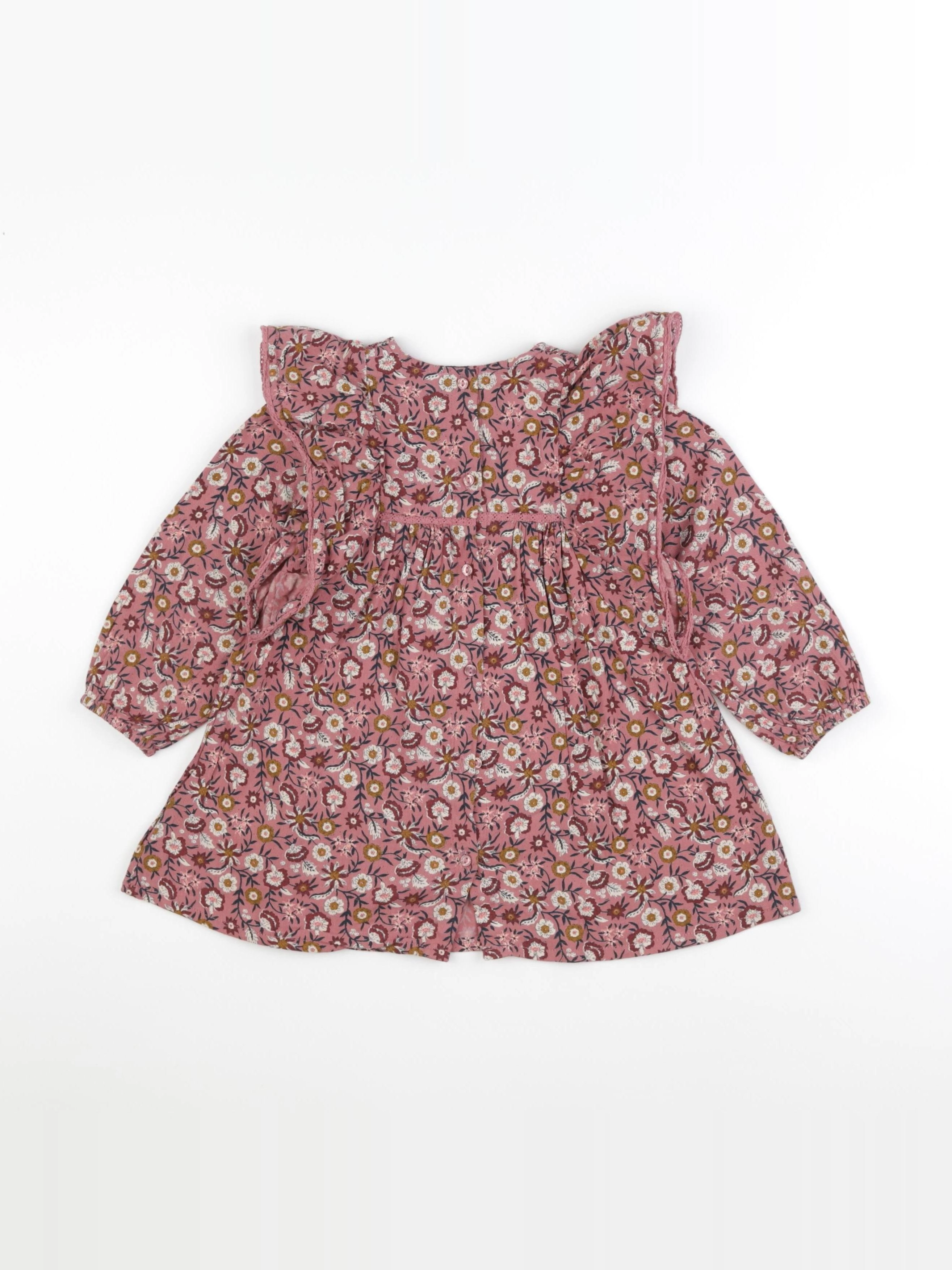 Vertbaudet - robe multicolore - 2 ans