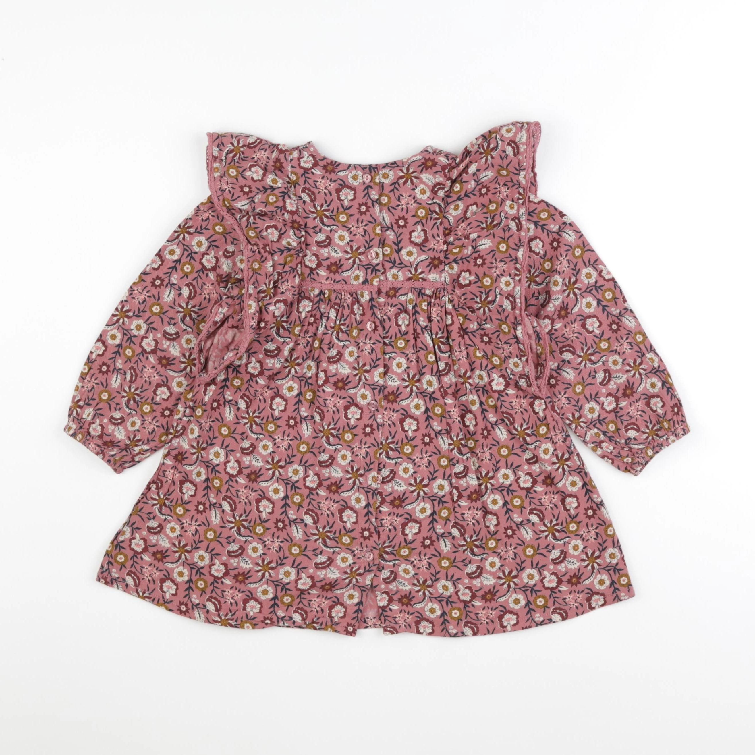 Vertbaudet - robe multicolore - 2 ans