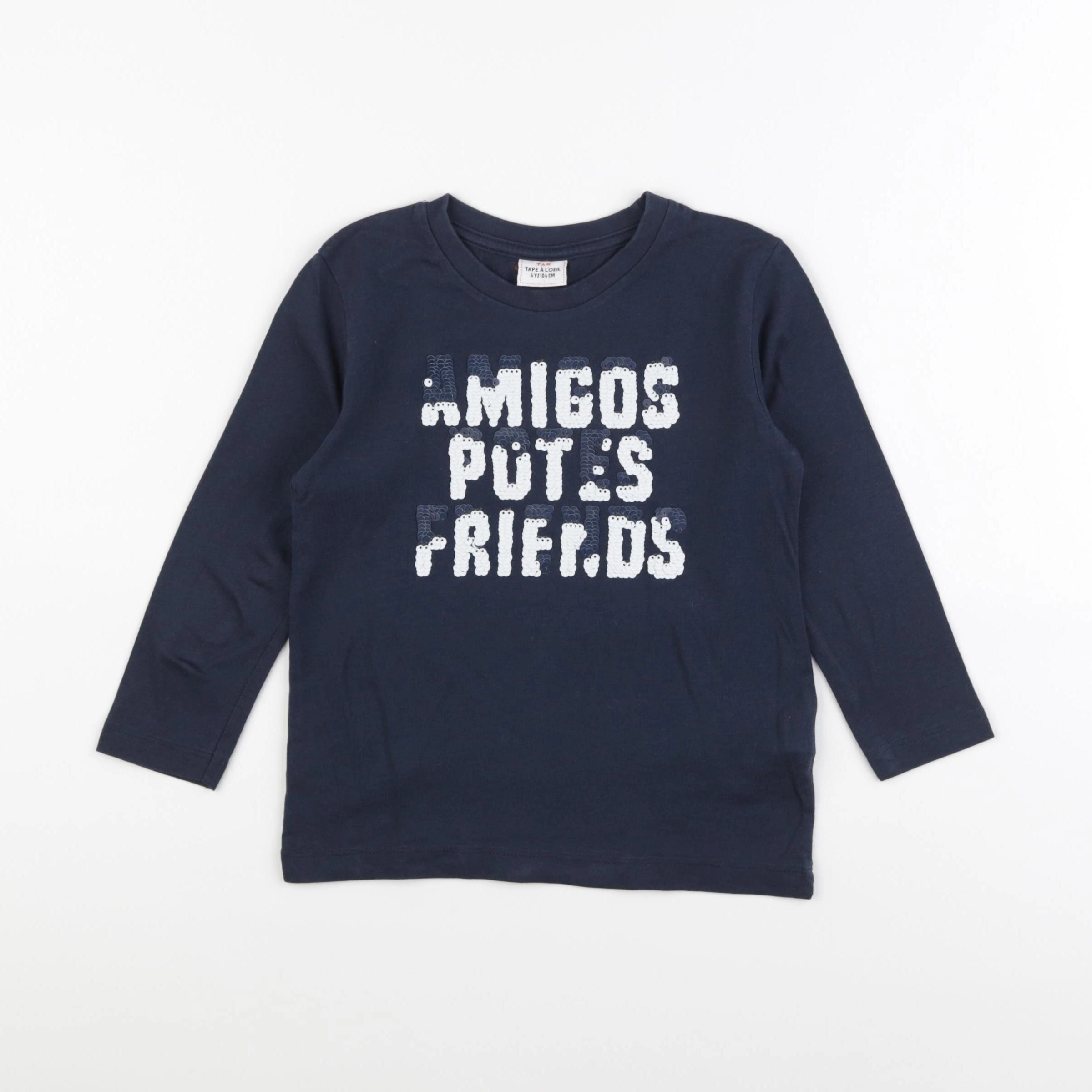 Tape à l'oeil - tee-shirt bleu - 4 ans