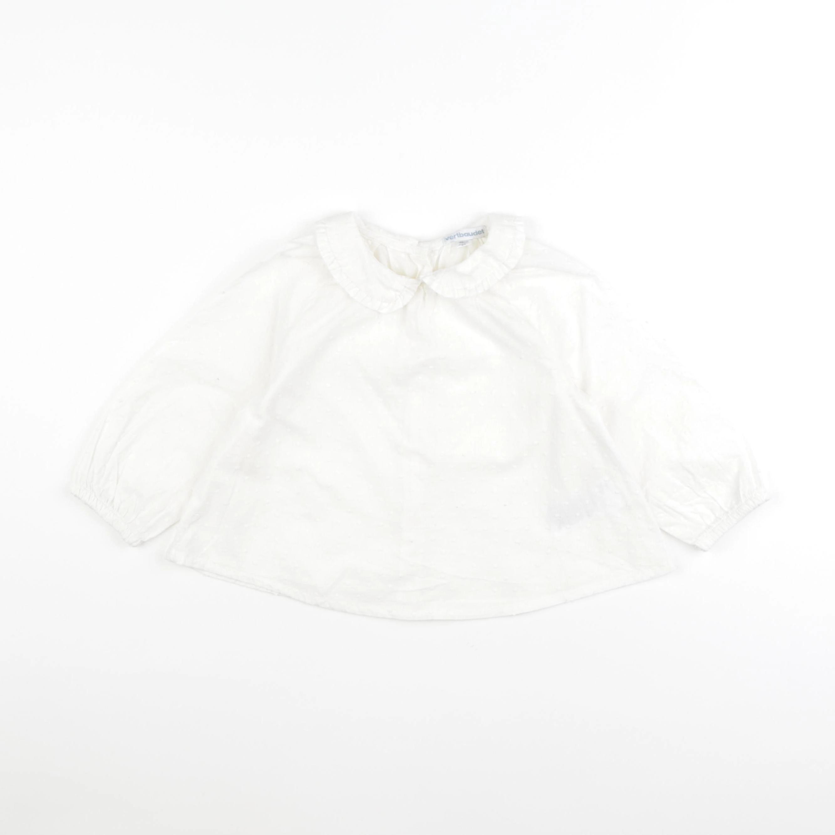 Vertbaudet - blouse blanc - 2 ans