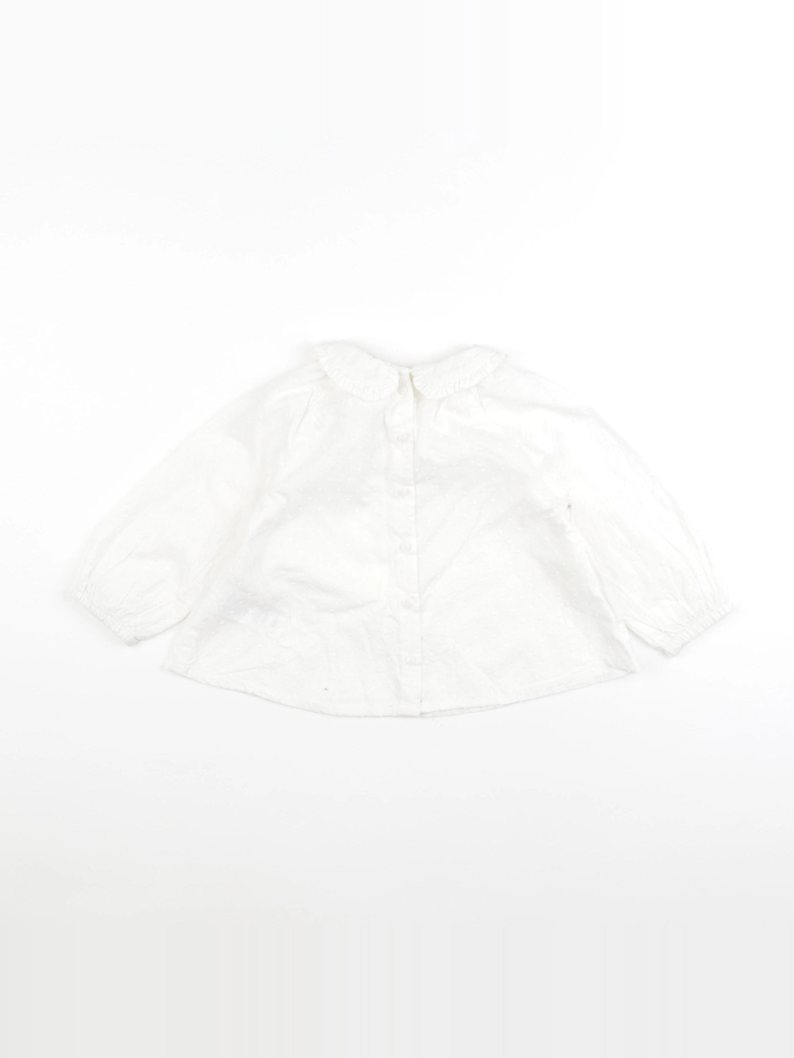 Vertbaudet - blouse blanc - 2 ans