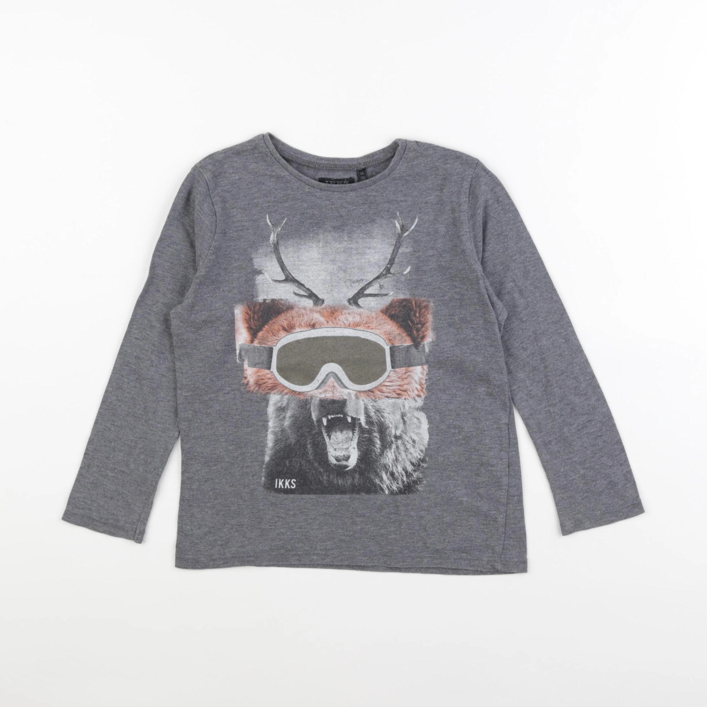 IKKS - tee-shirt gris - 4 ans