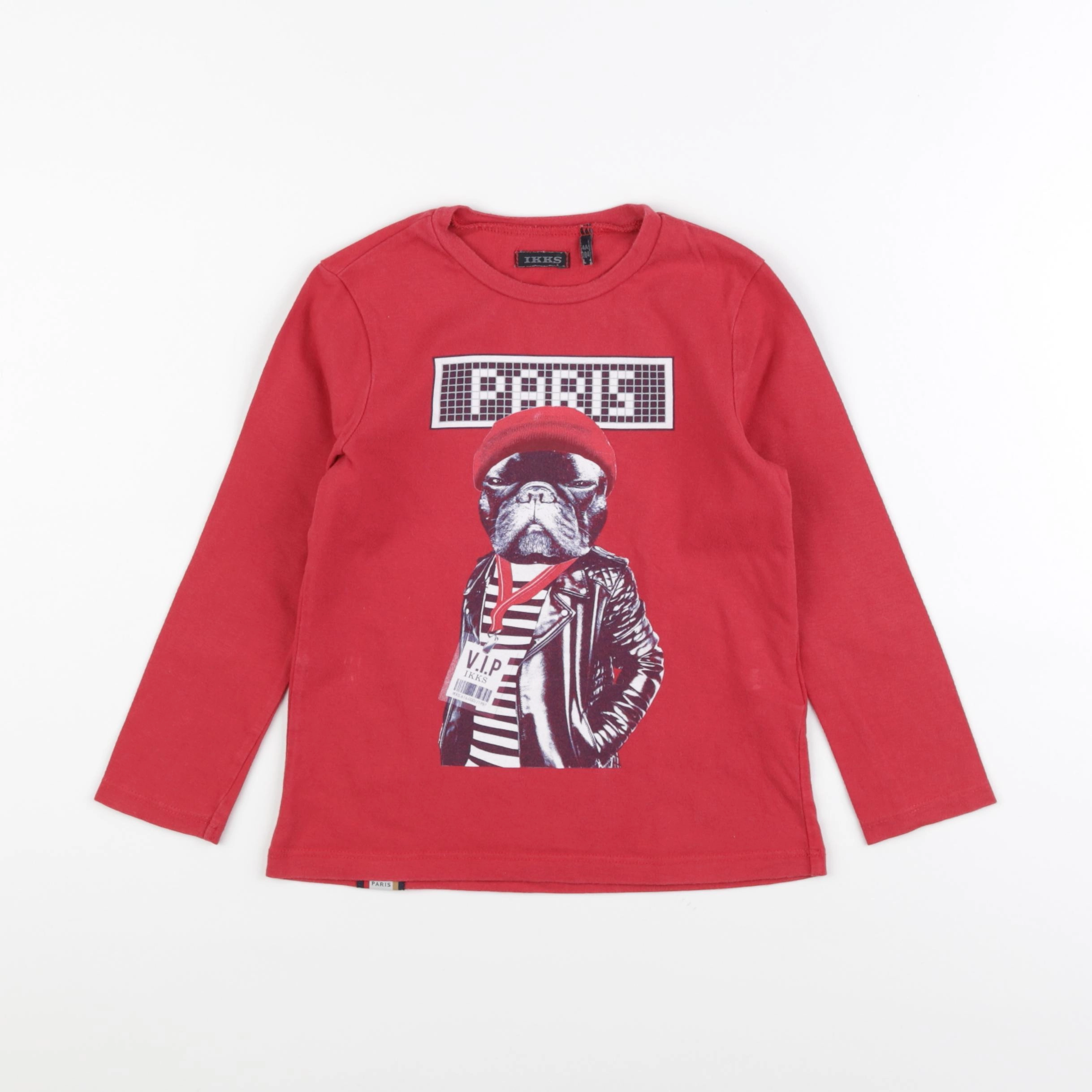 IKKS - tee-shirt rouge - 4 ans