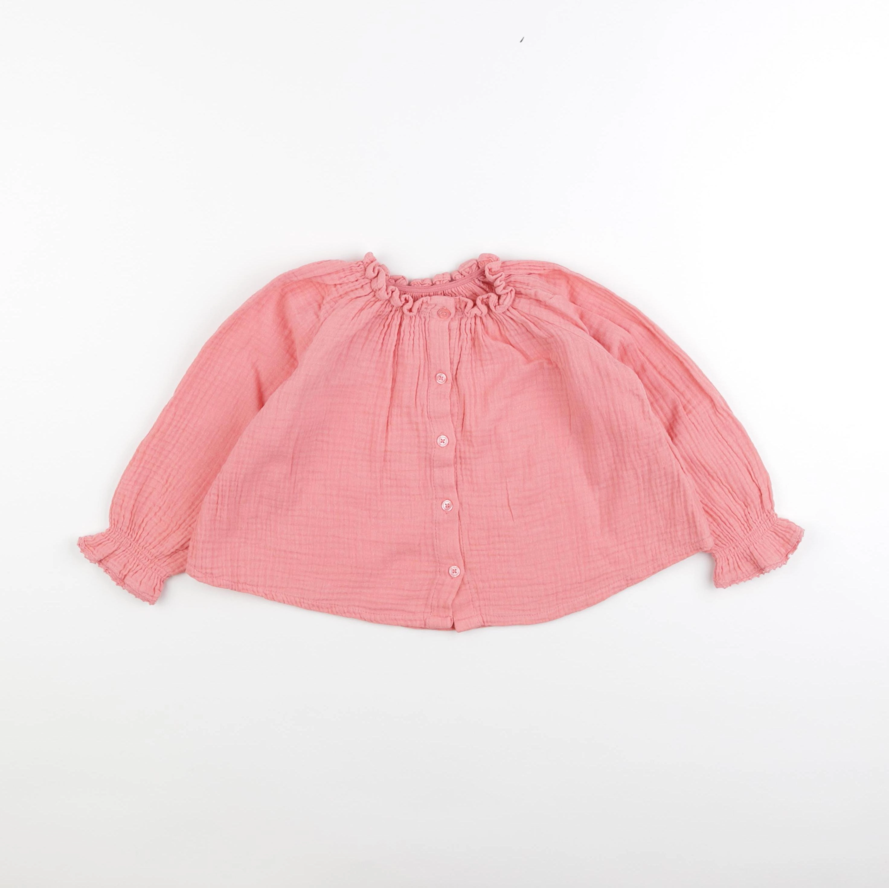 Vertbaudet - blouse rose - 4 ans