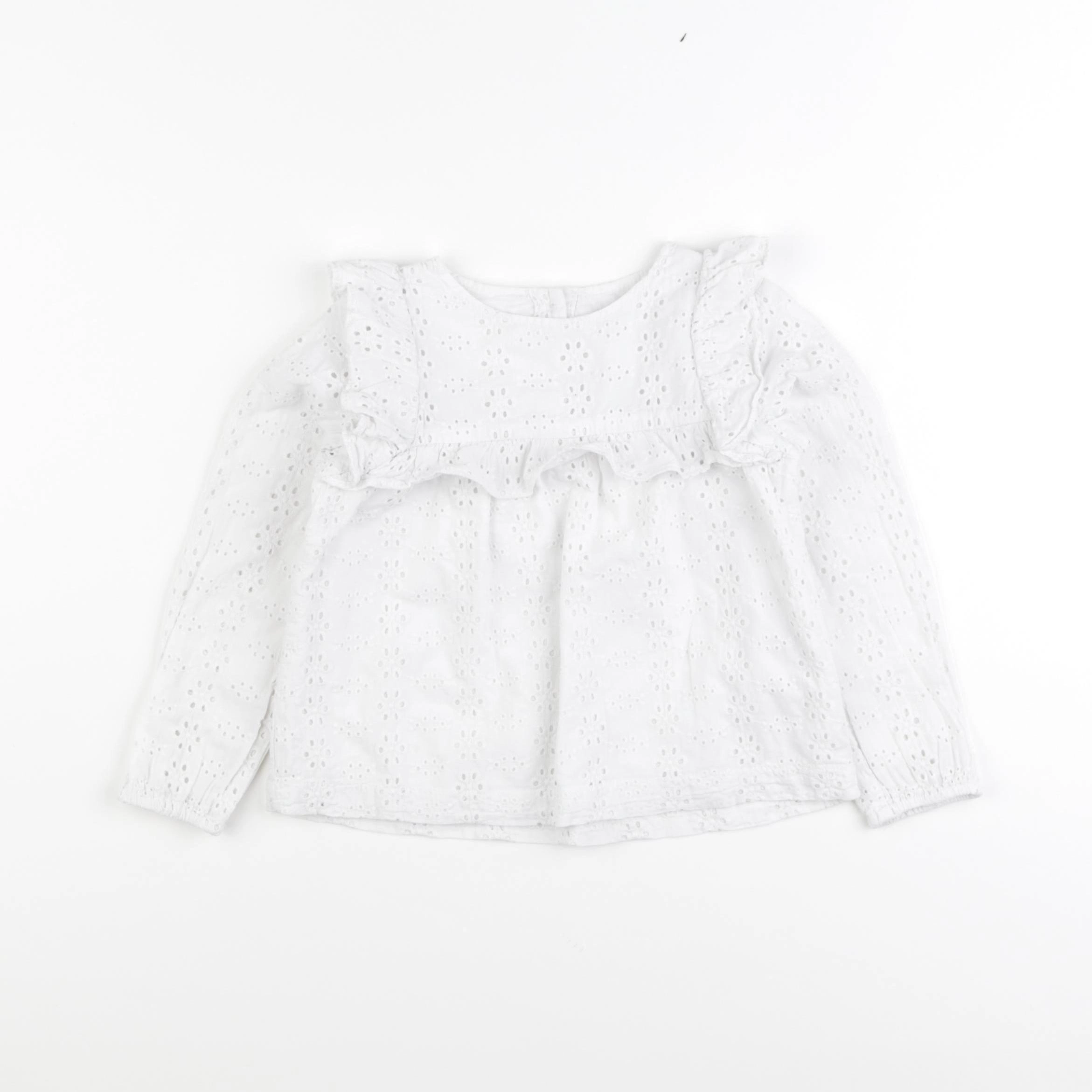 Vertbaudet - blouse blanc - 4 ans