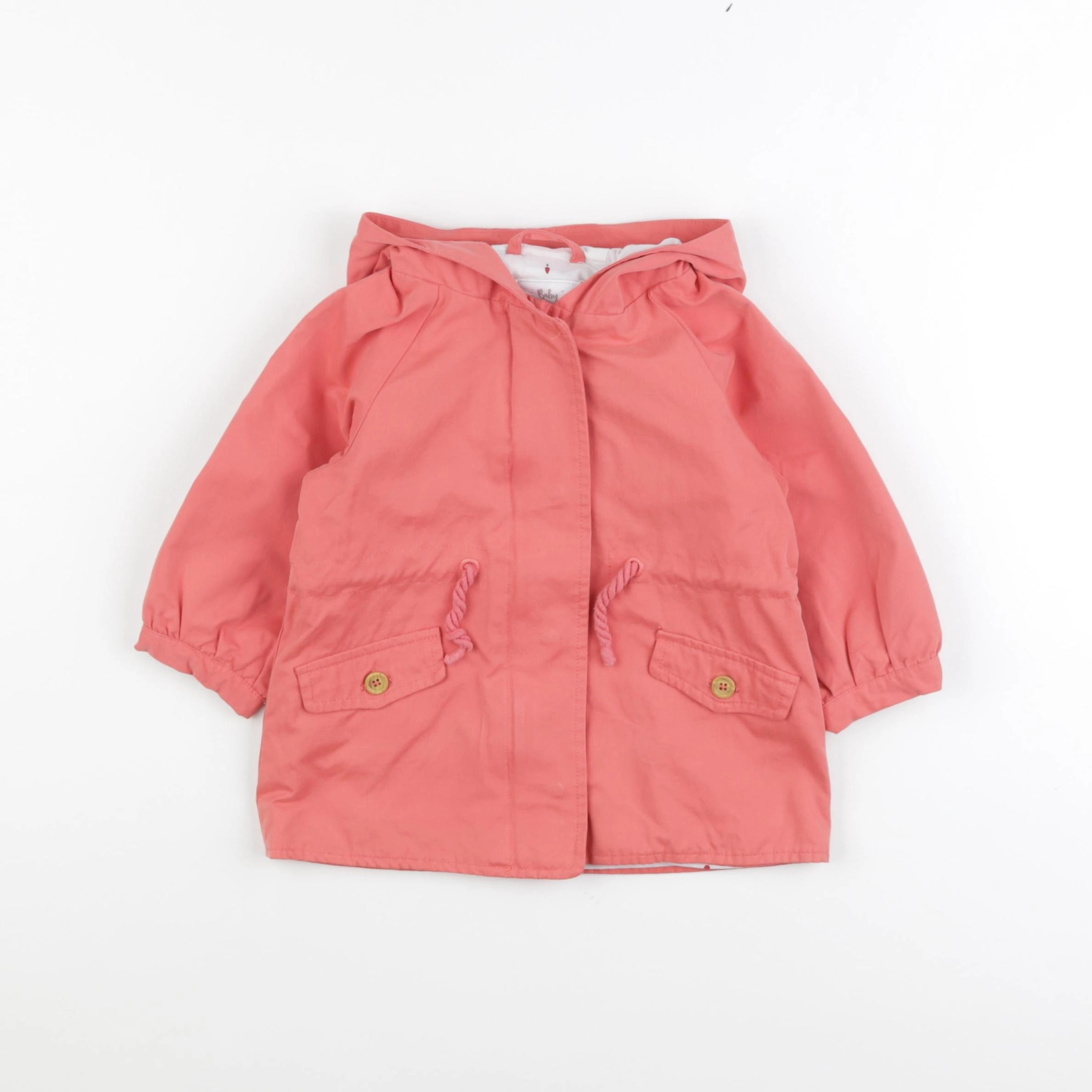 Vertbaudet - manteau rose - 2 ans