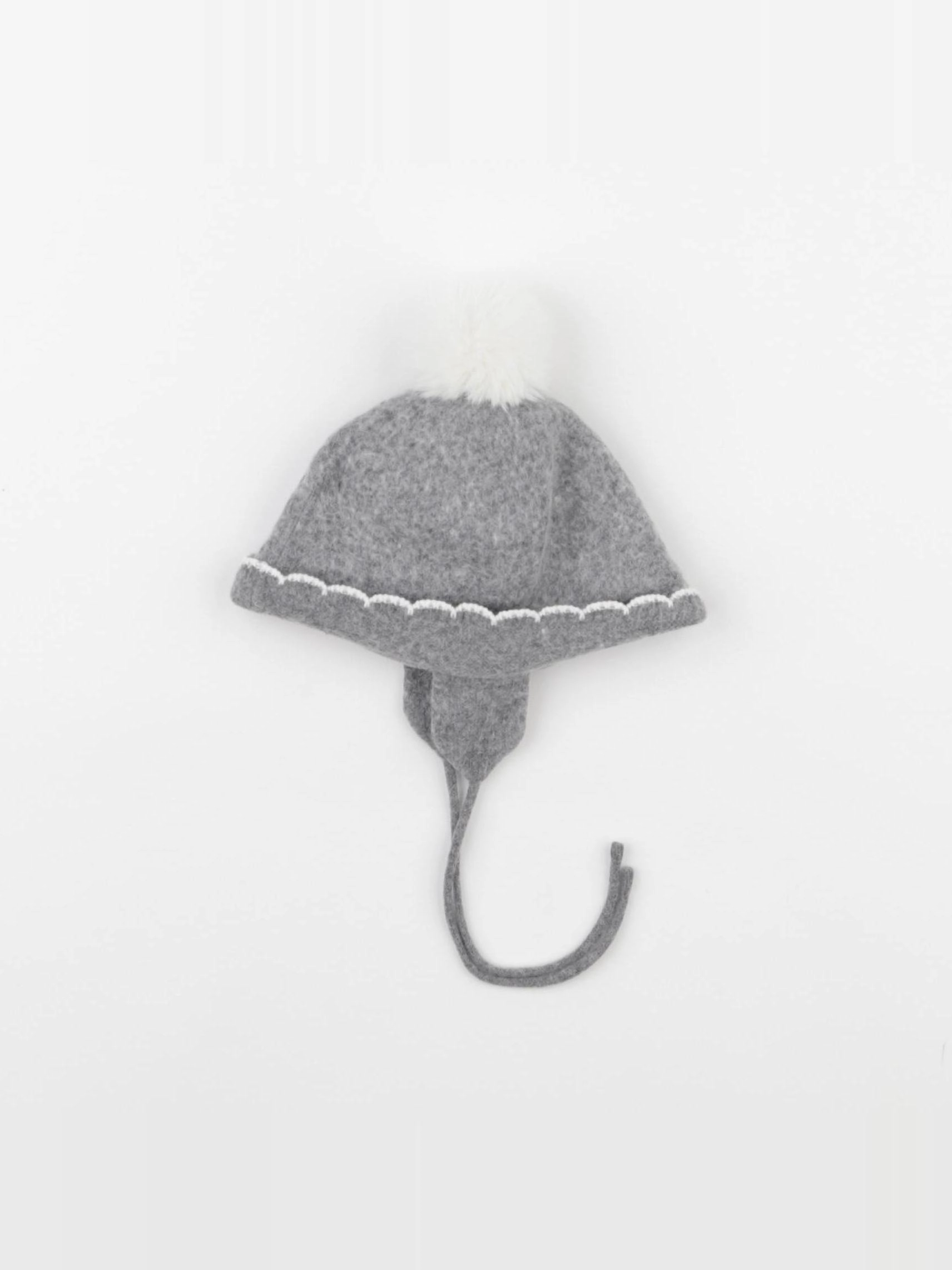 Jacadi - bonnet gris - 3/4 ans