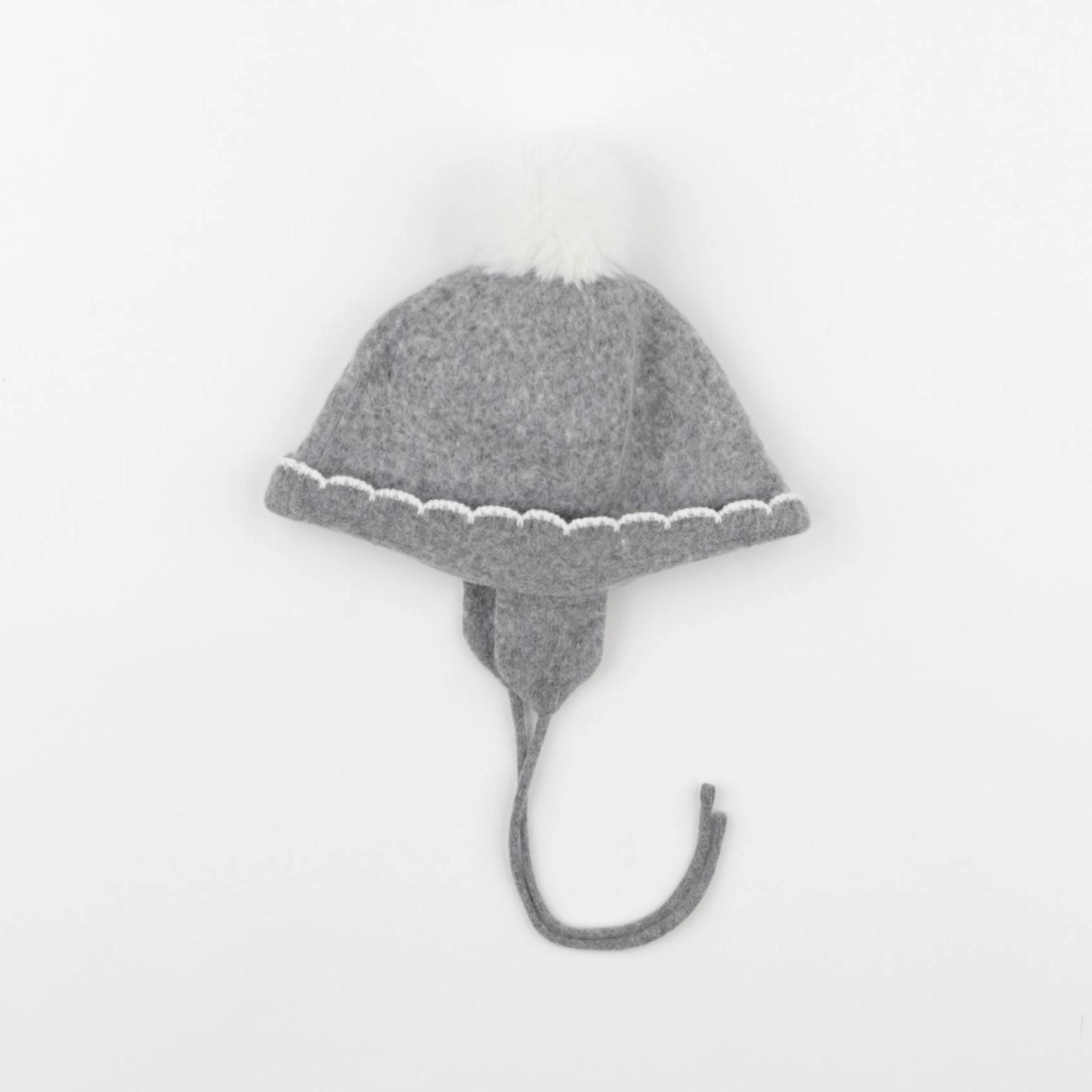 Jacadi - bonnet gris - 3/4 ans