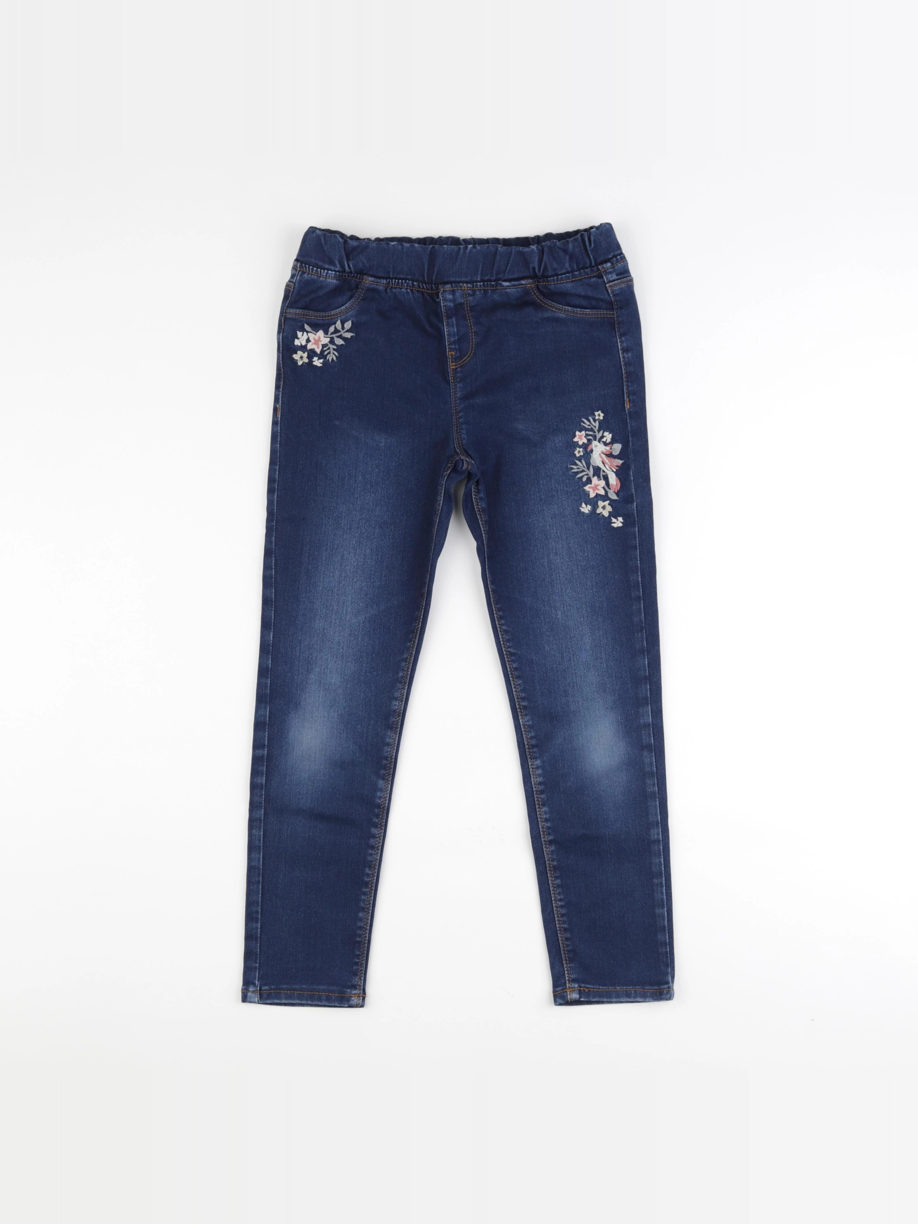 Vertbaudet - jegging bleu - 8 ans