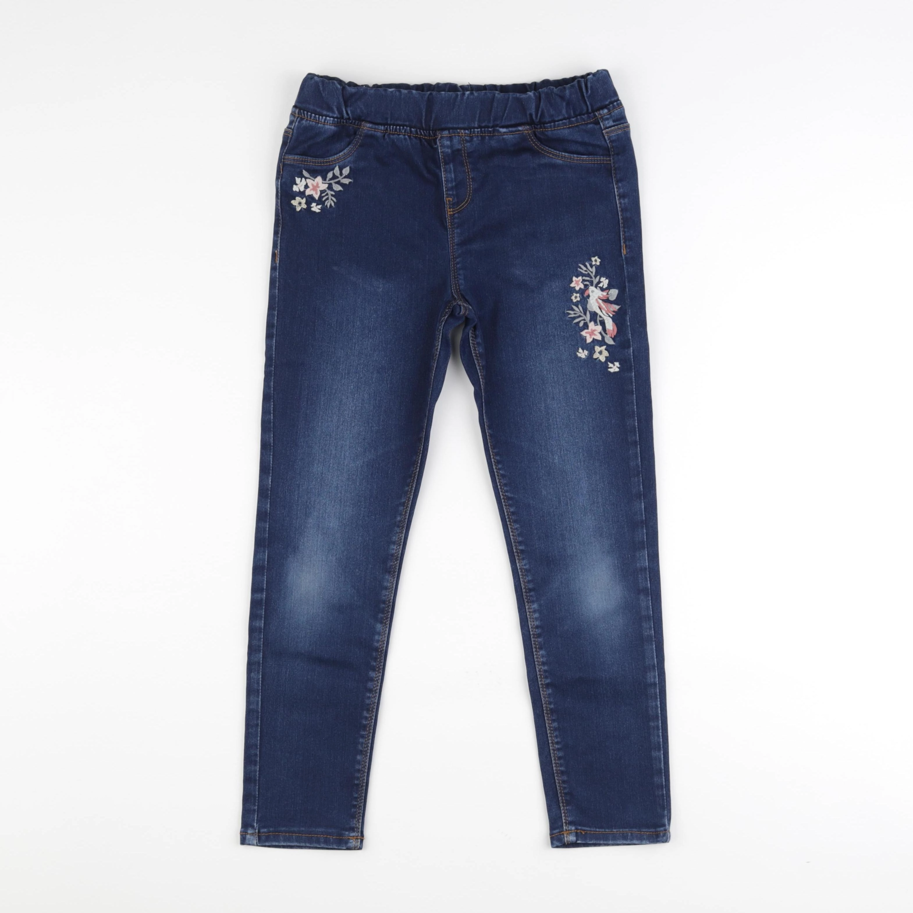 Vertbaudet - jegging bleu - 8 ans