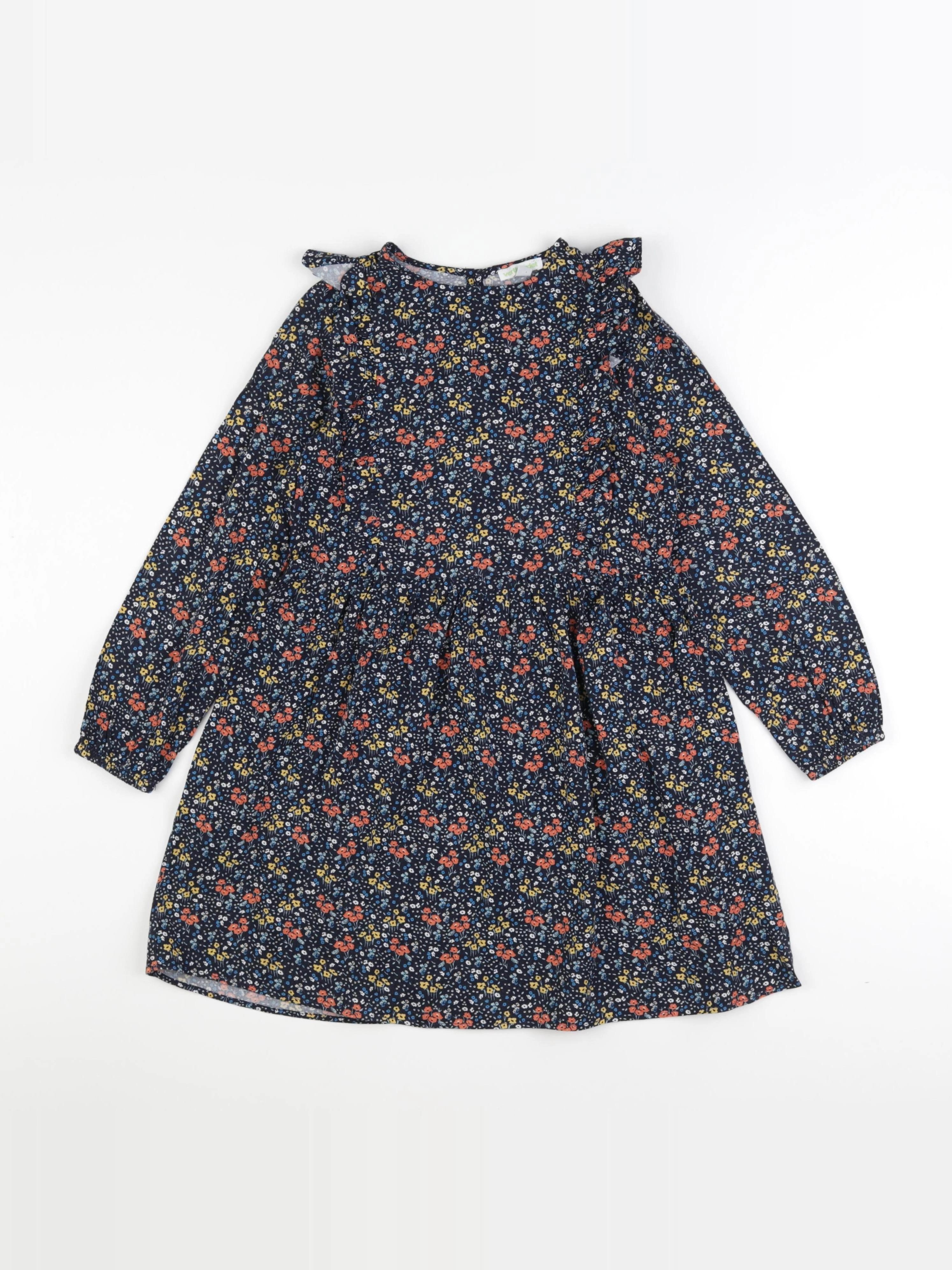 Vertbaudet - robe multicolore - 9 ans