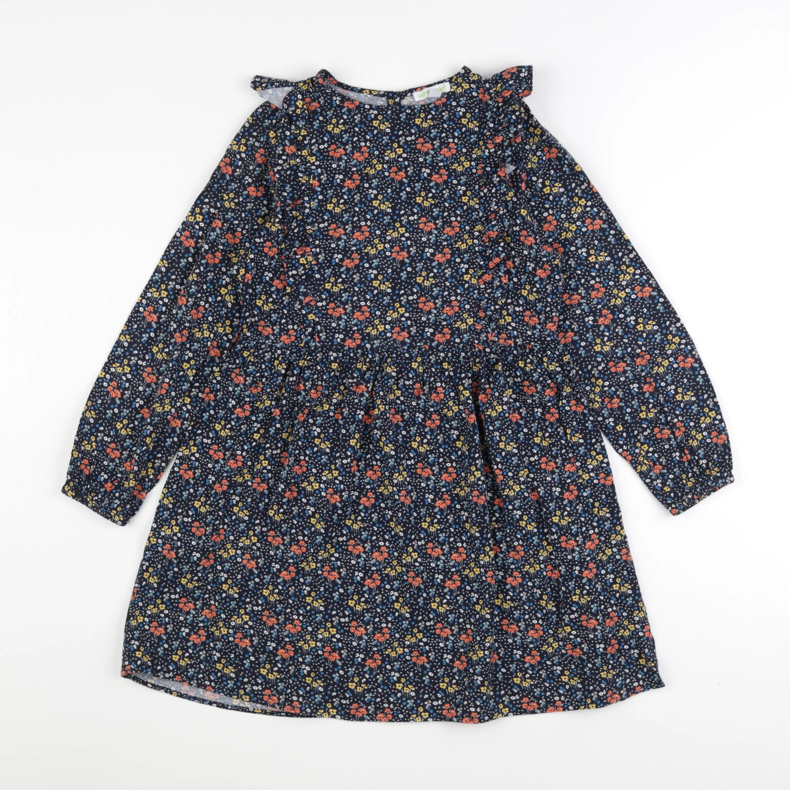 Vertbaudet - robe multicolore - 9 ans