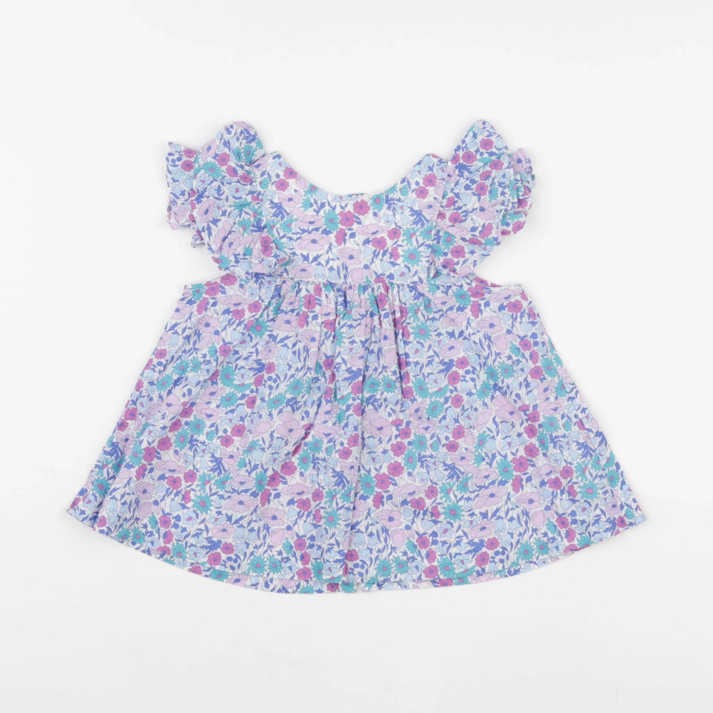 Jacadi - blouse liberty bleu - 36 mois