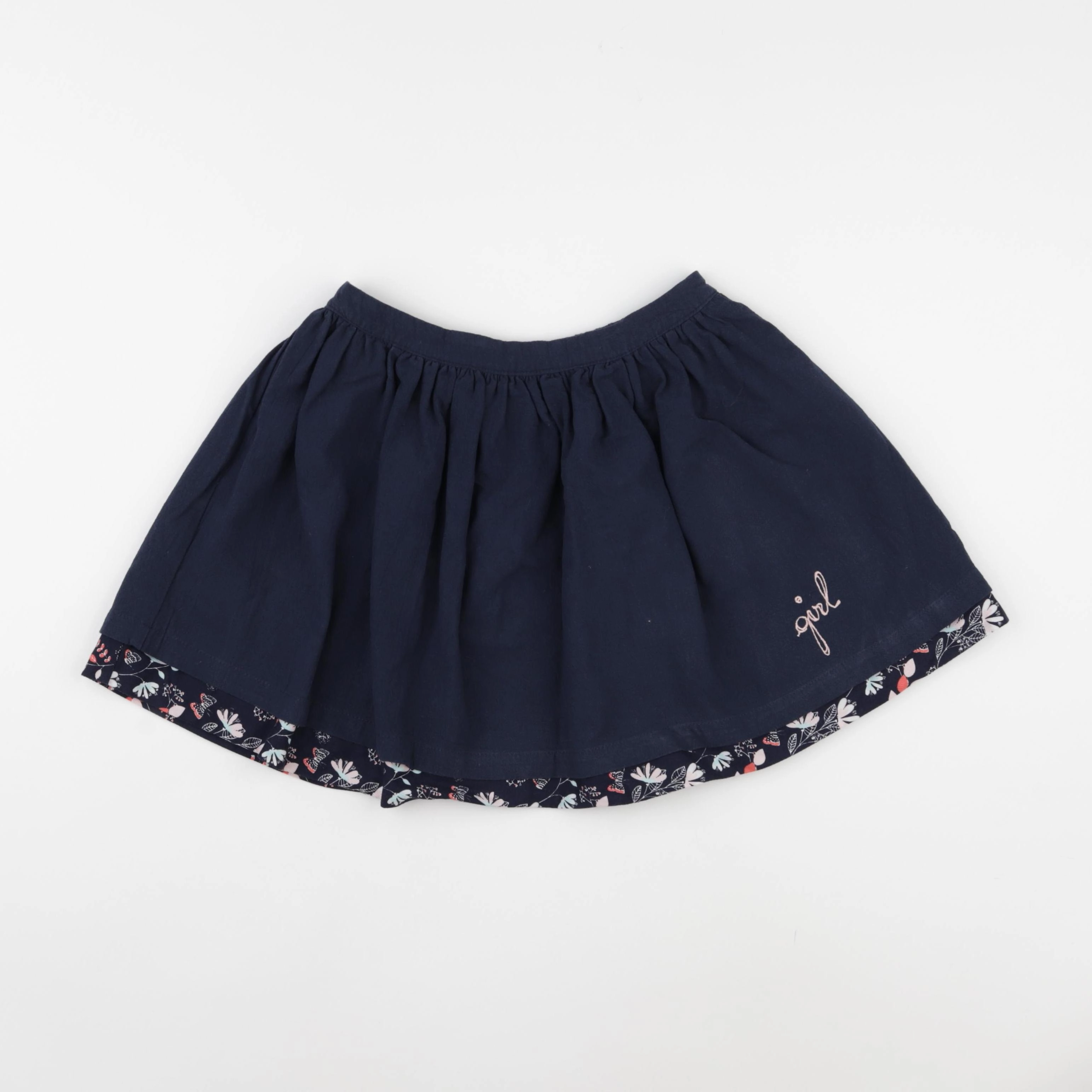 Vertbaudet - jupe bleu - 9 ans