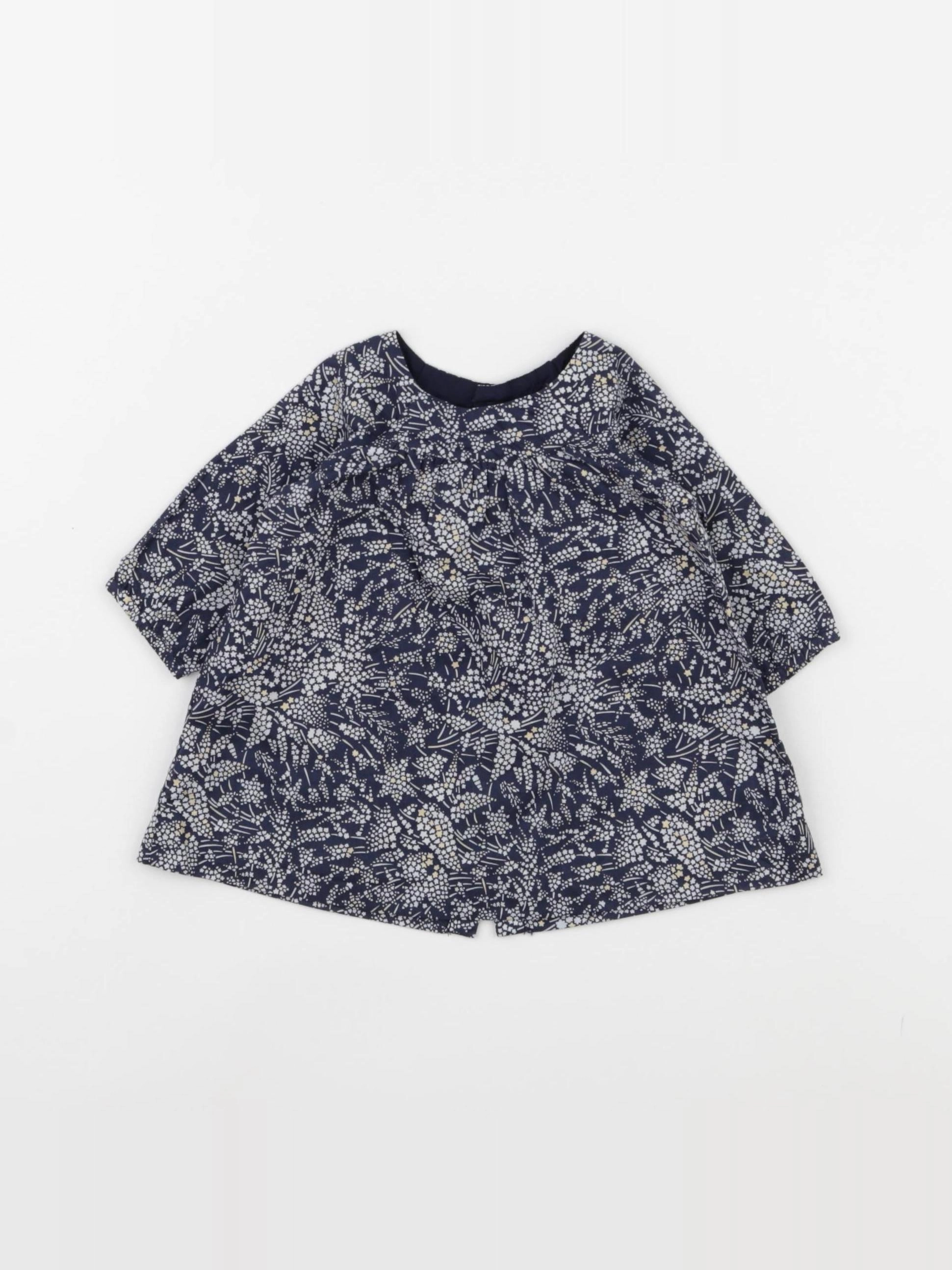 Jacadi - robe bleu - 1 mois