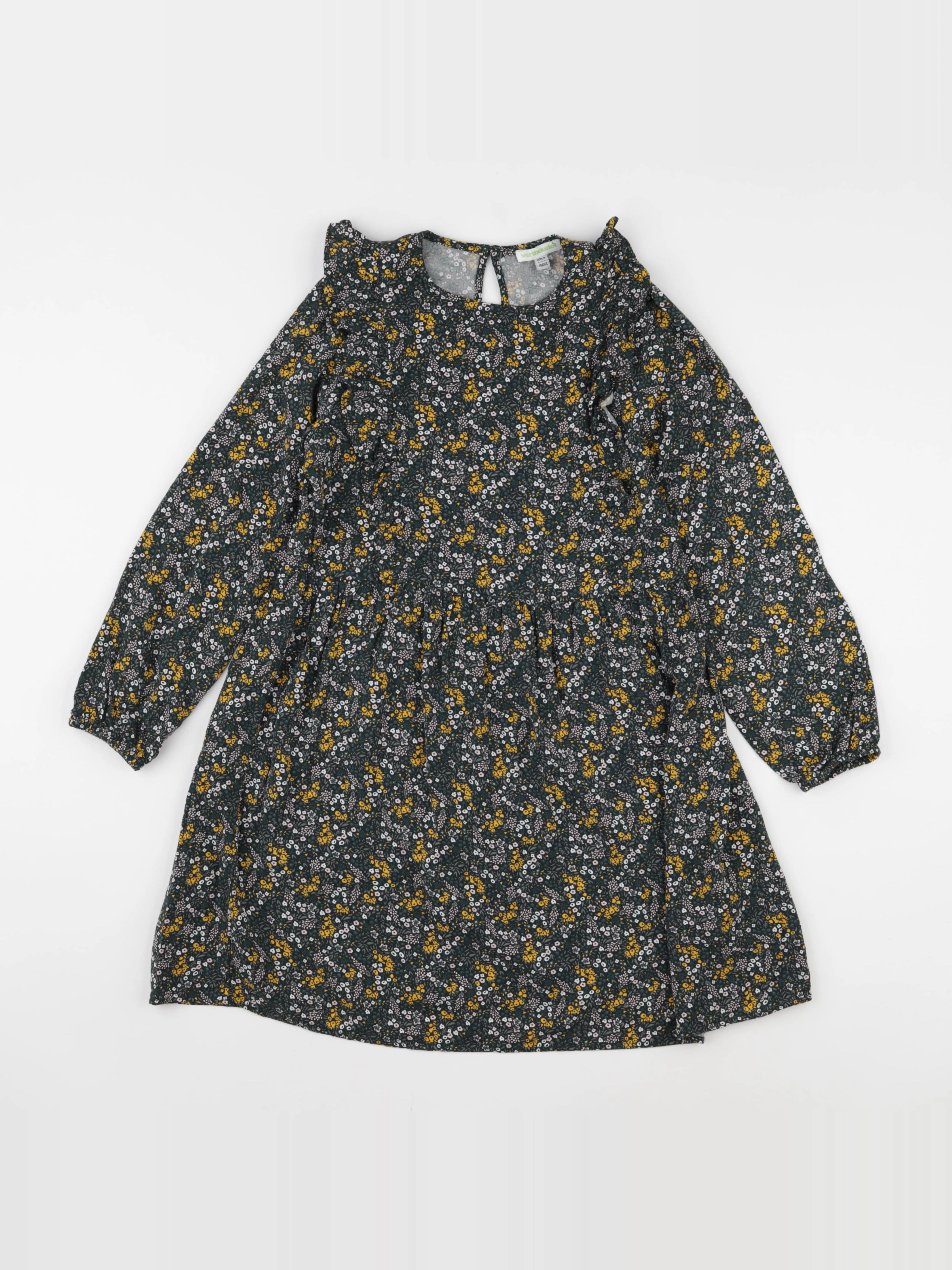 Vertbaudet - robe vert - 10 ans