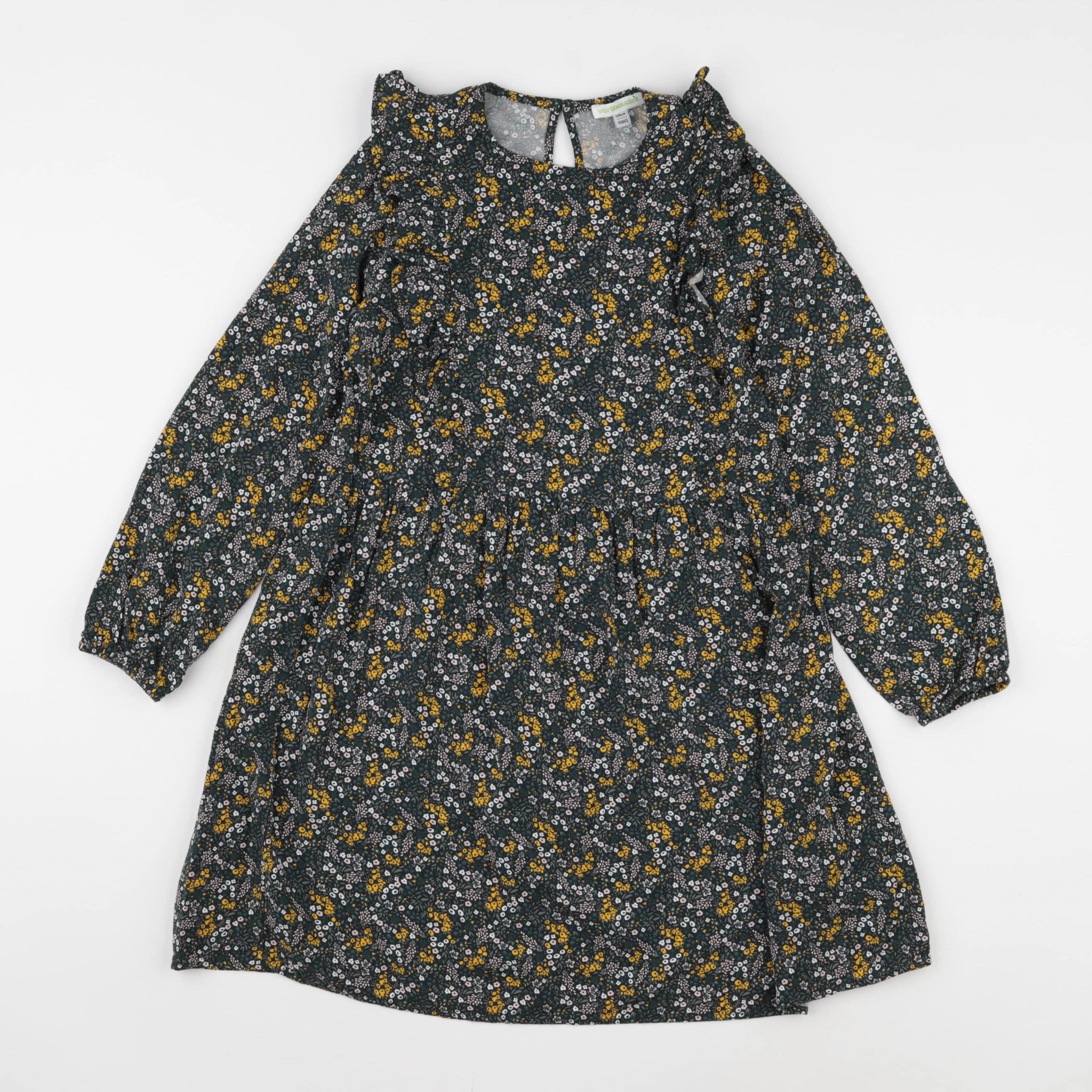 Vertbaudet - robe vert - 10 ans