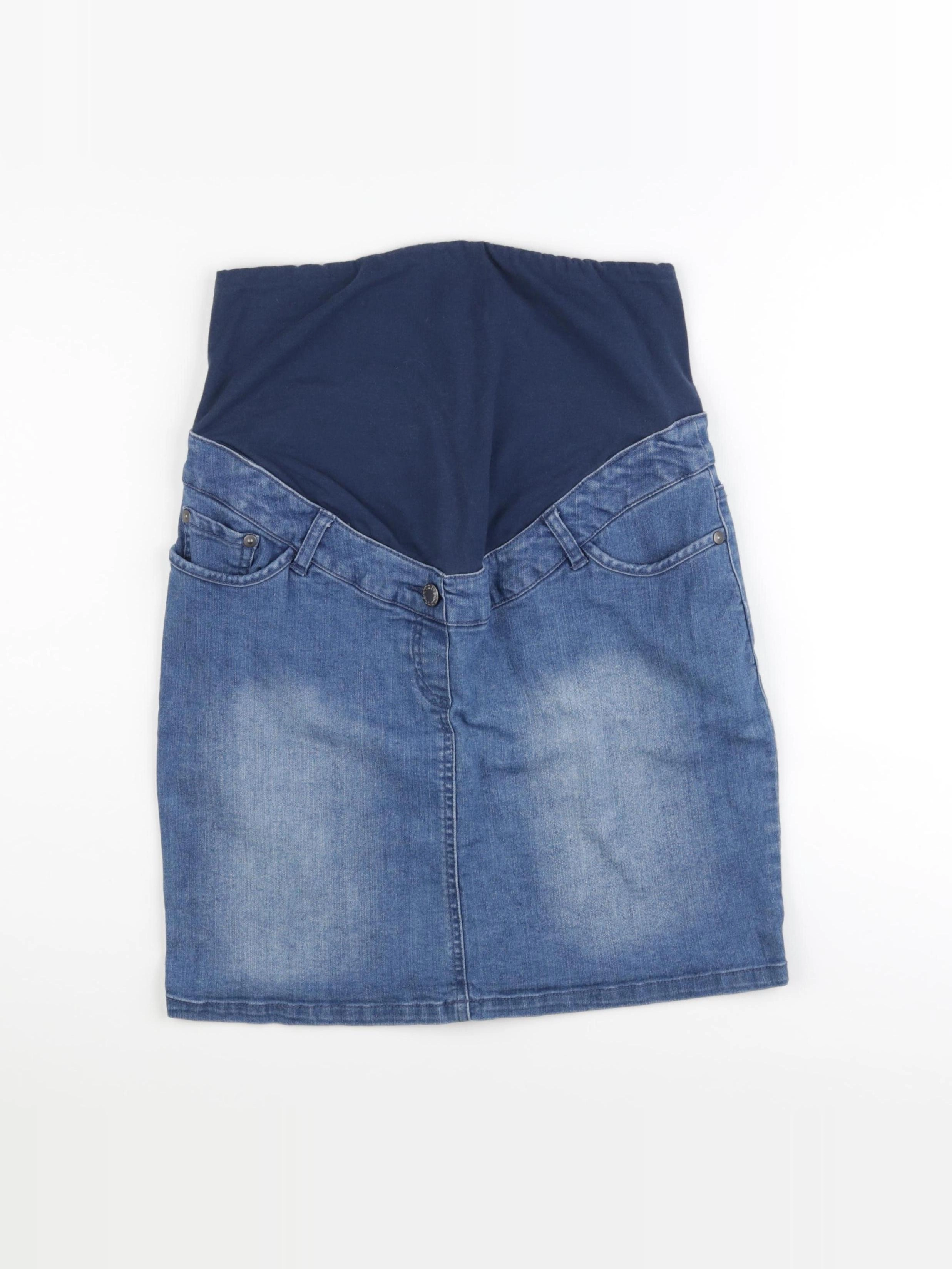 Vertbaudet - jupe grossesse bleu - 38