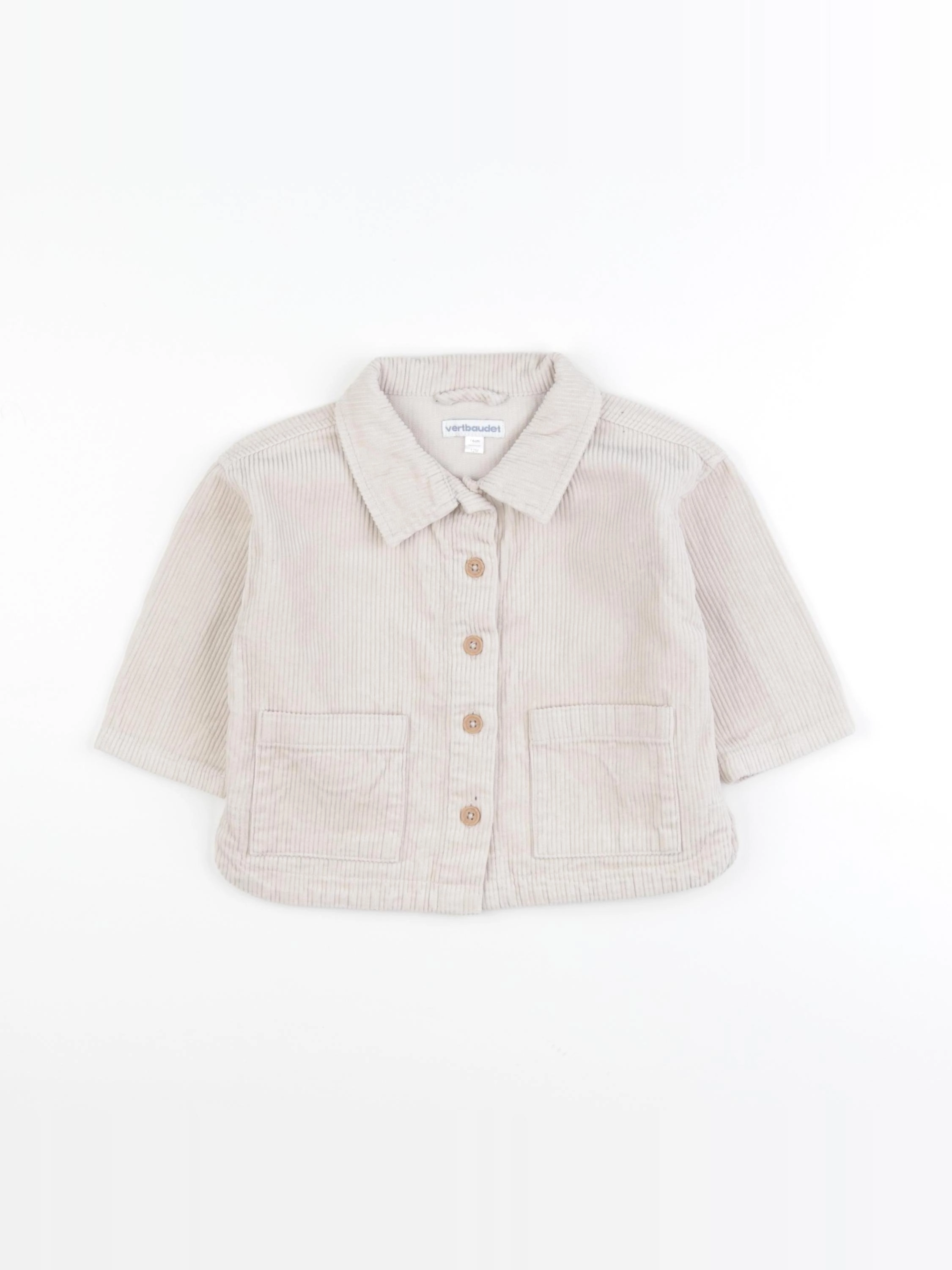 Vertbaudet - veste beige - 12 mois