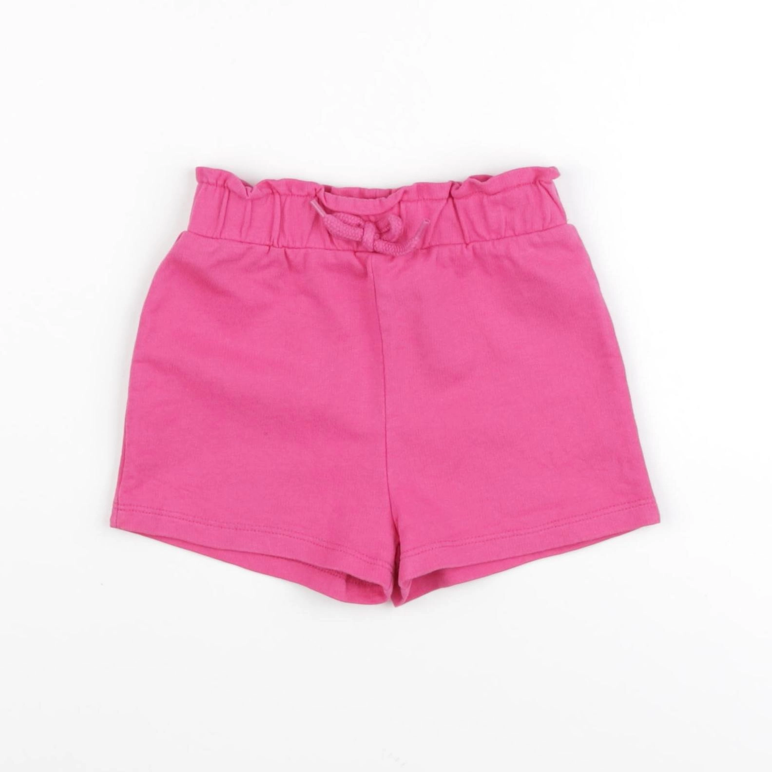 Vertbaudet - short rose - 12 mois