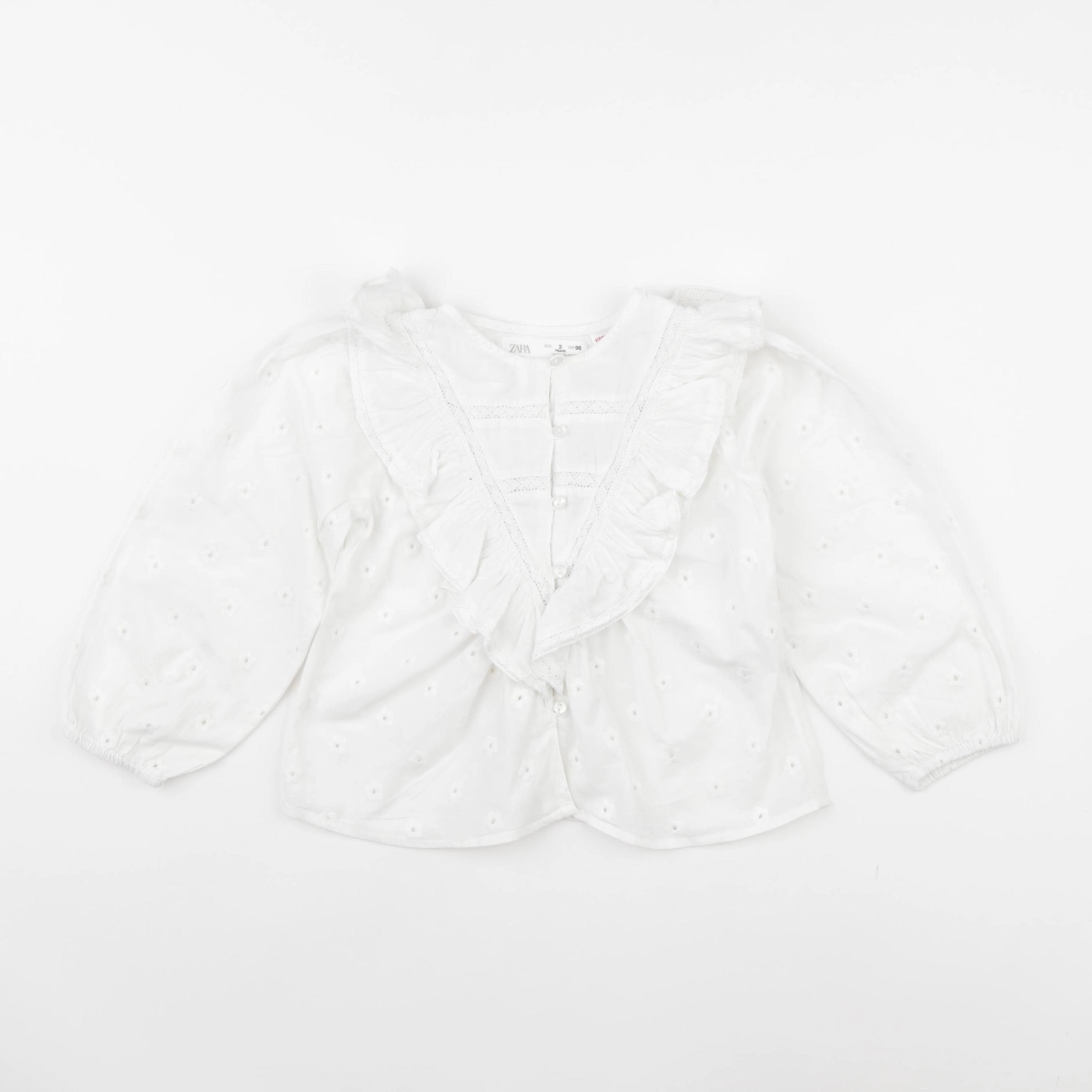 Zara - blouse blanc - 3 ans