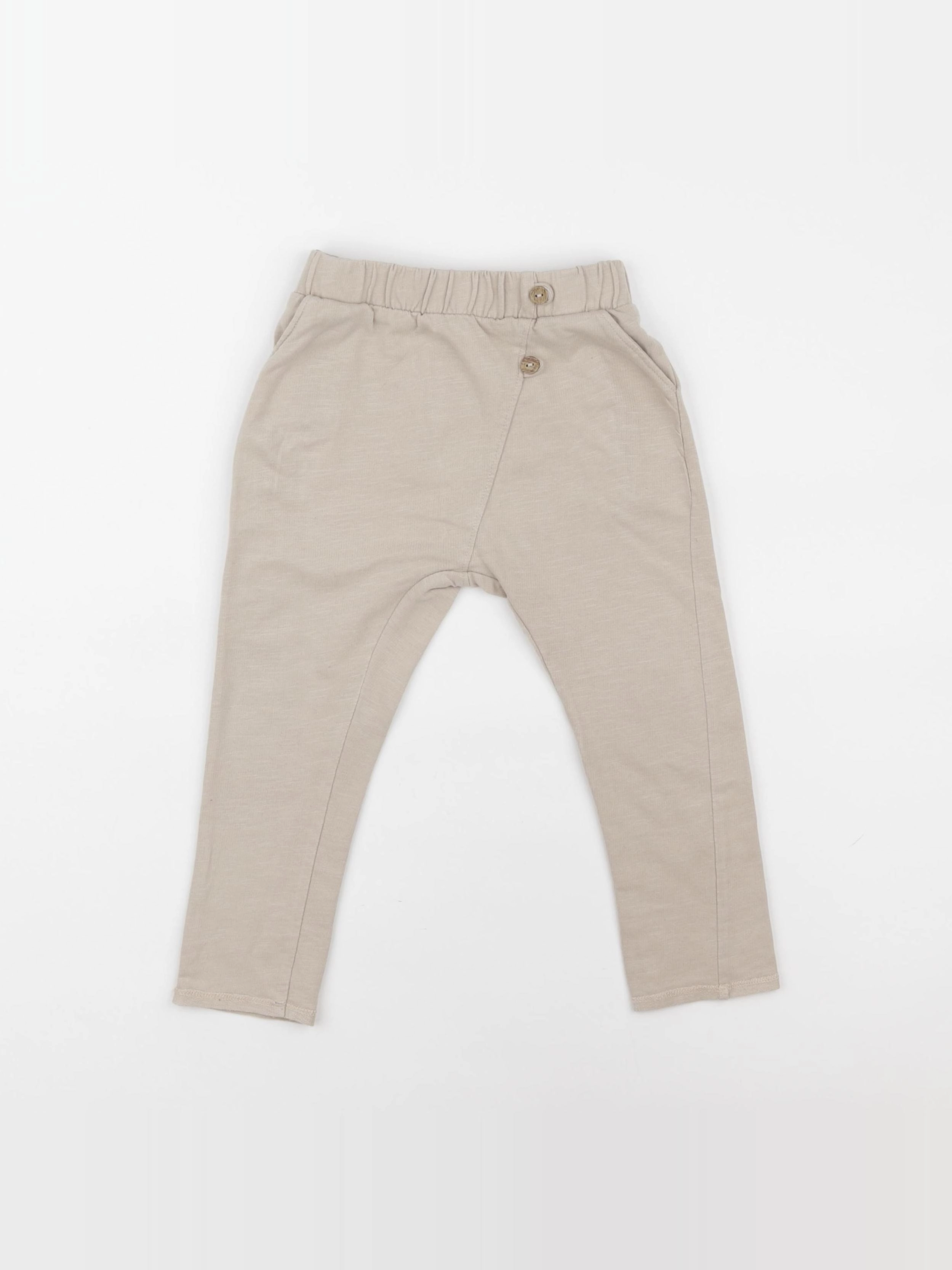 Vertbaudet - pantalon beige - 24 mois