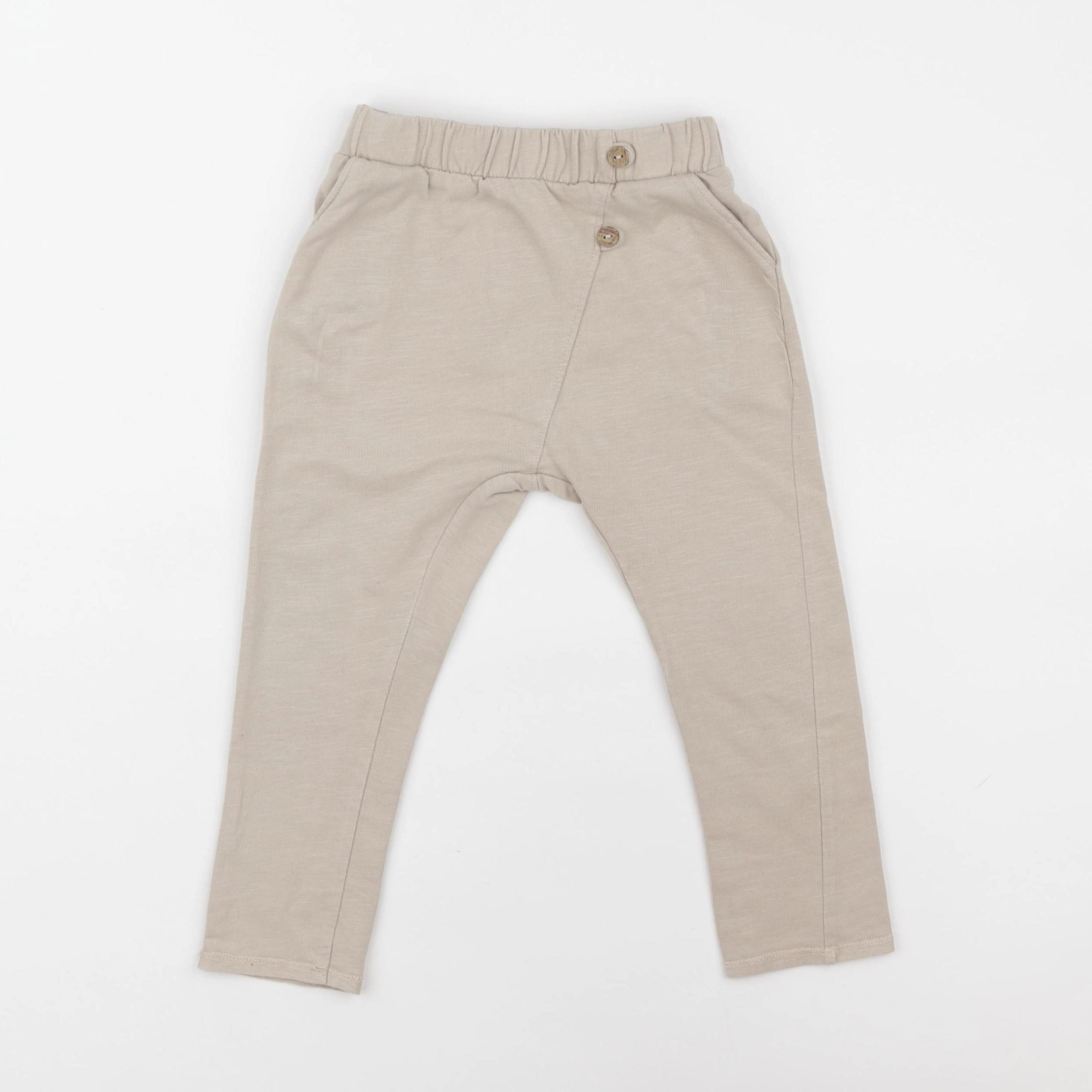 Vertbaudet - pantalon beige - 24 mois