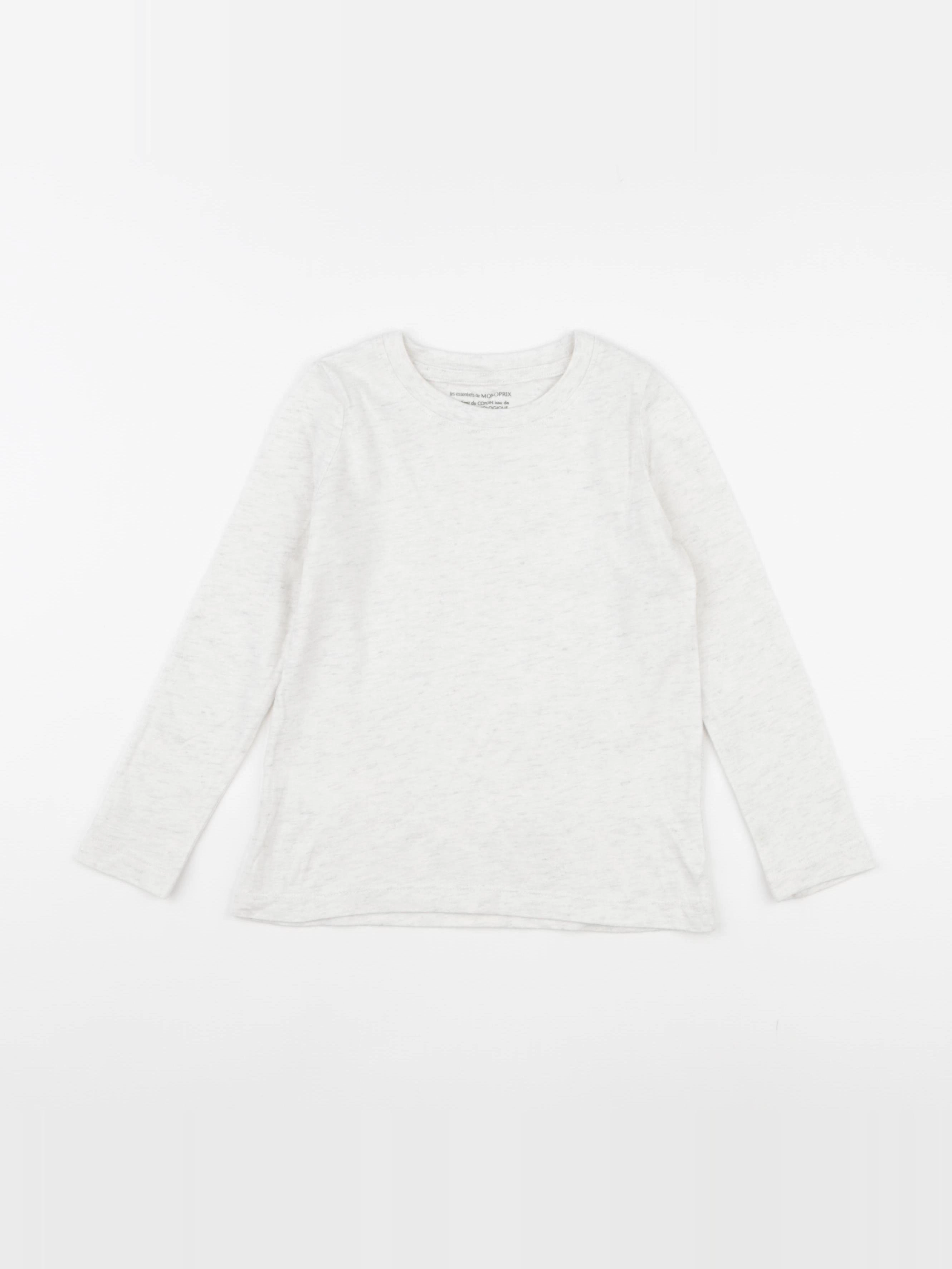 Monoprix - tee-shirt gris - 4 ans