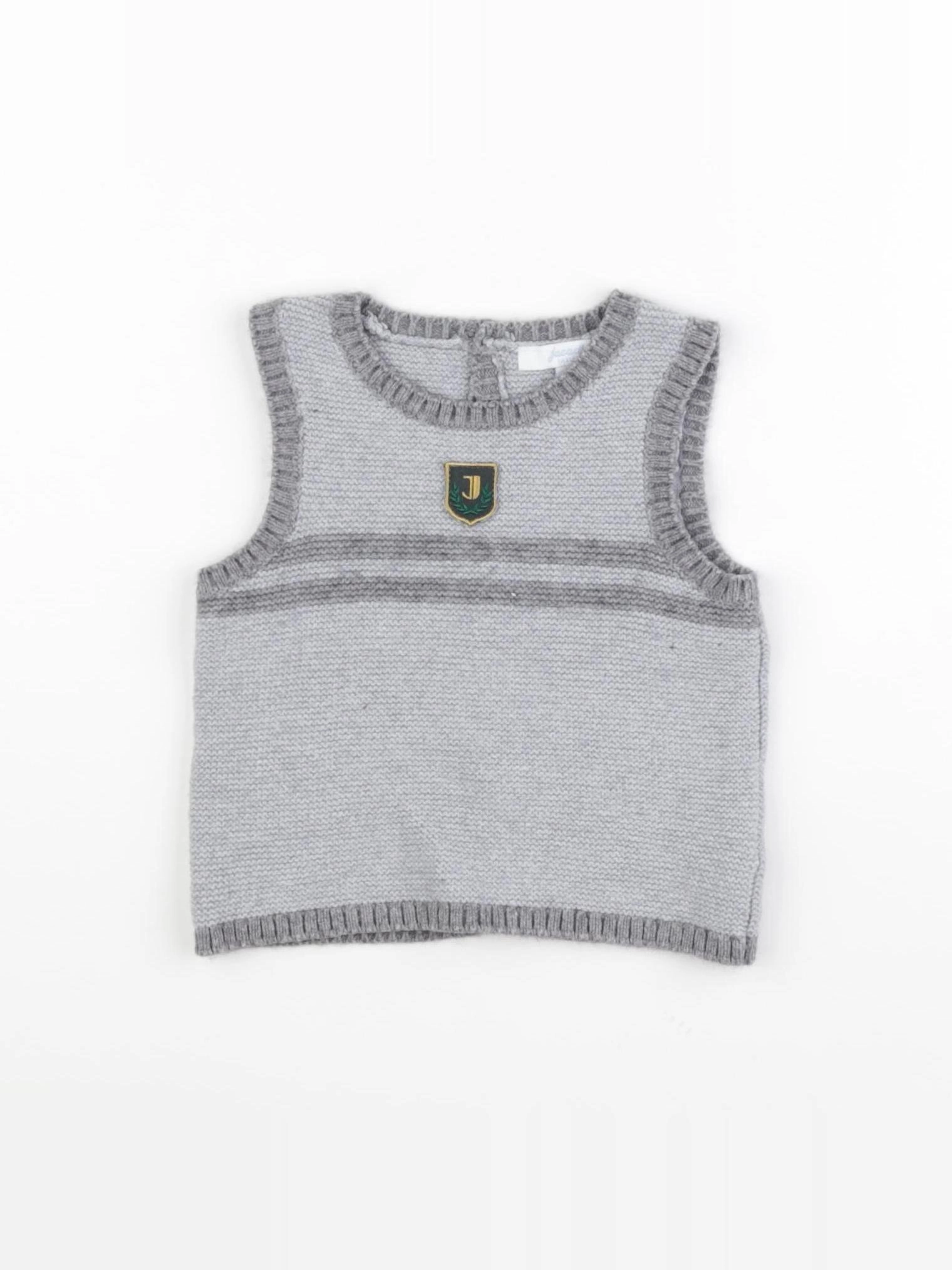 Jacadi - gilet gris - 12 mois